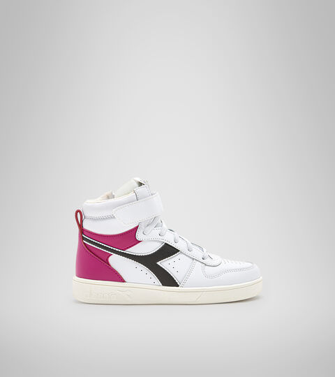 Sports shoes - Kids 4-8 years MAGIC BASKET MID PS WHITE/CREAM BLUSH/BLACK - Diadora