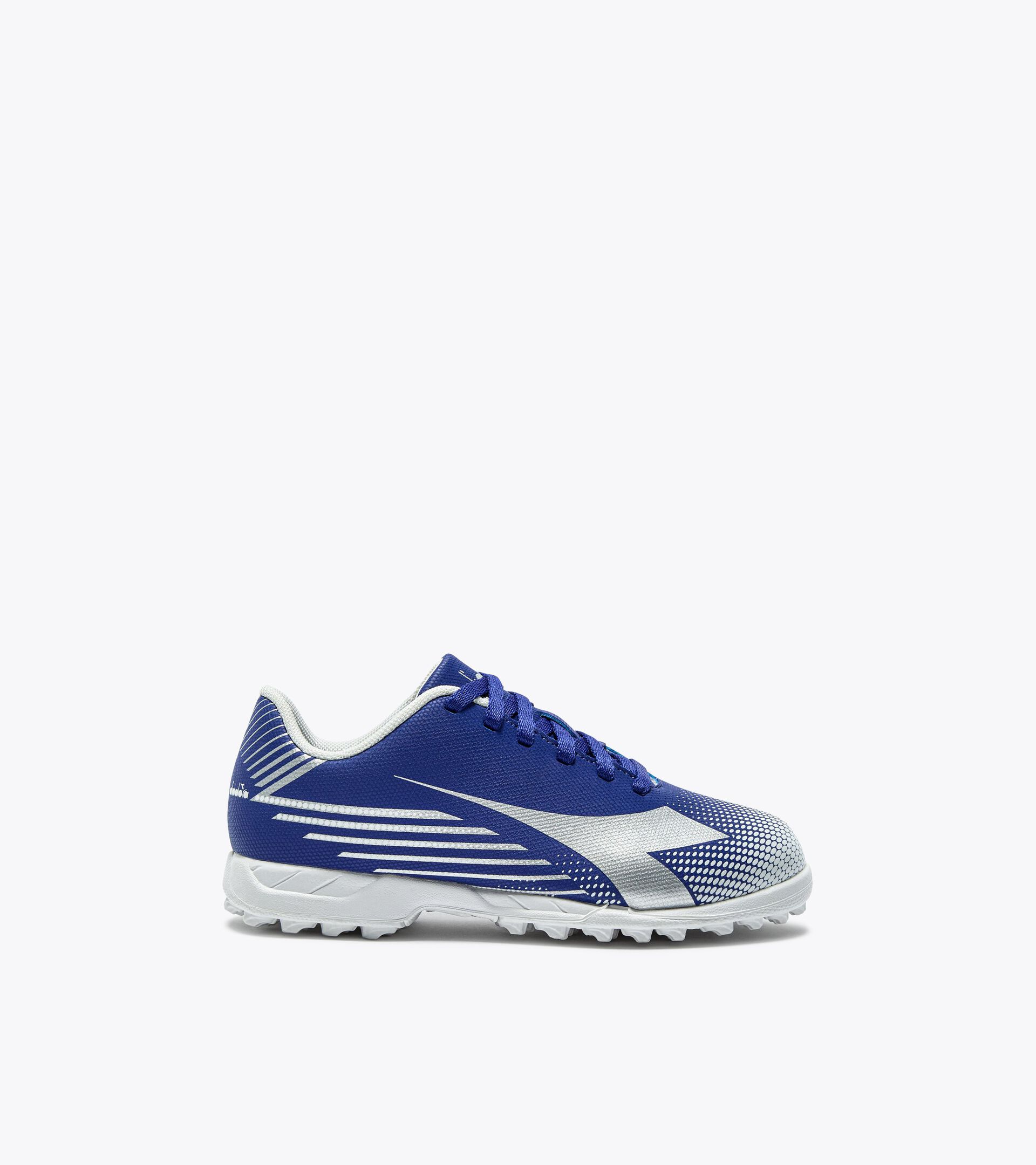 Calcio boots for synthetic grounds - Junior
 PICHICHI 8 TF JR MAZARINE BLUE/SILVER DD - Diadora