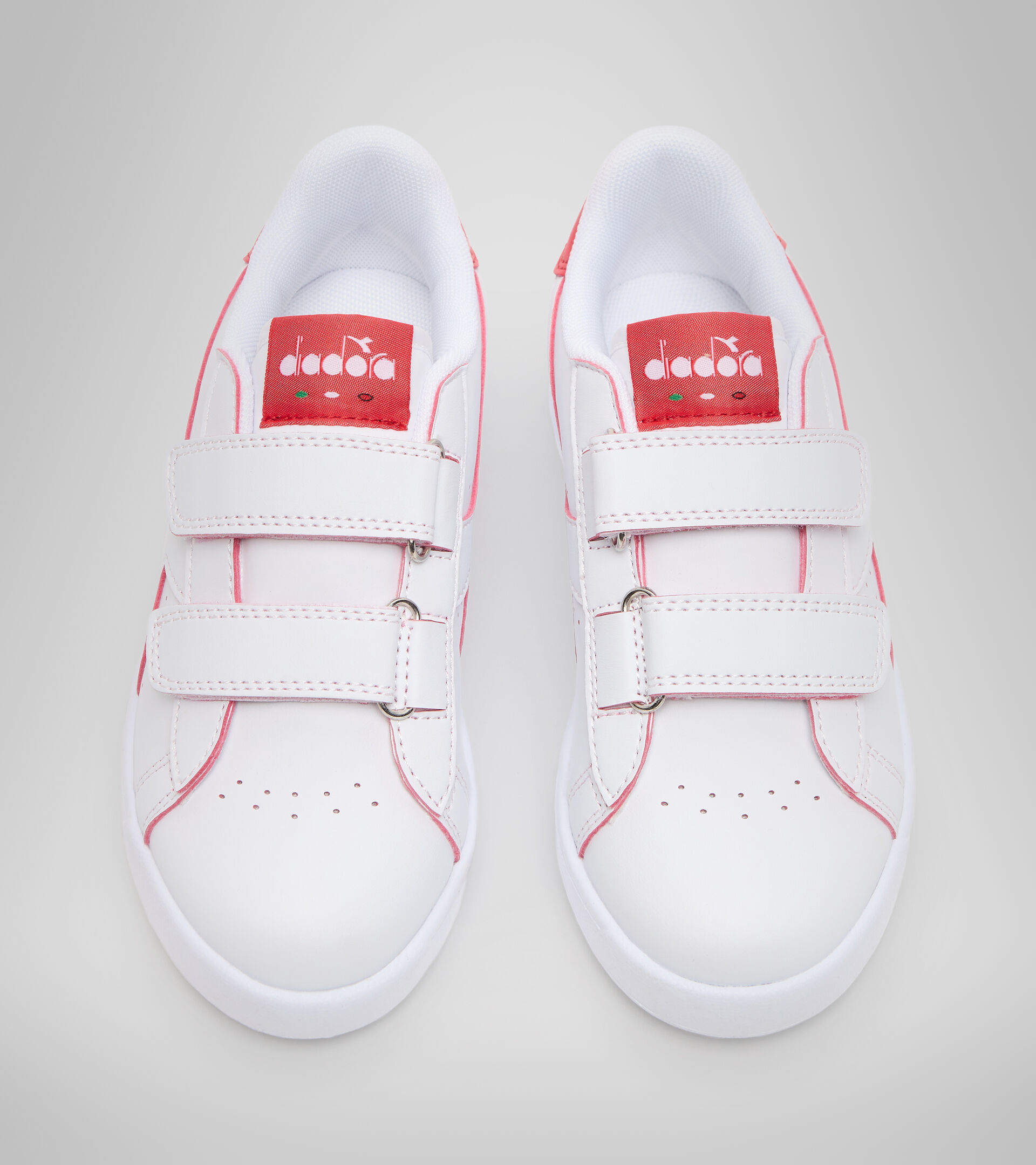 Chaussures de sport - Enfants 4-8 ans GAME P SMASH PS BIANCO/TOMATO RED - Diadora