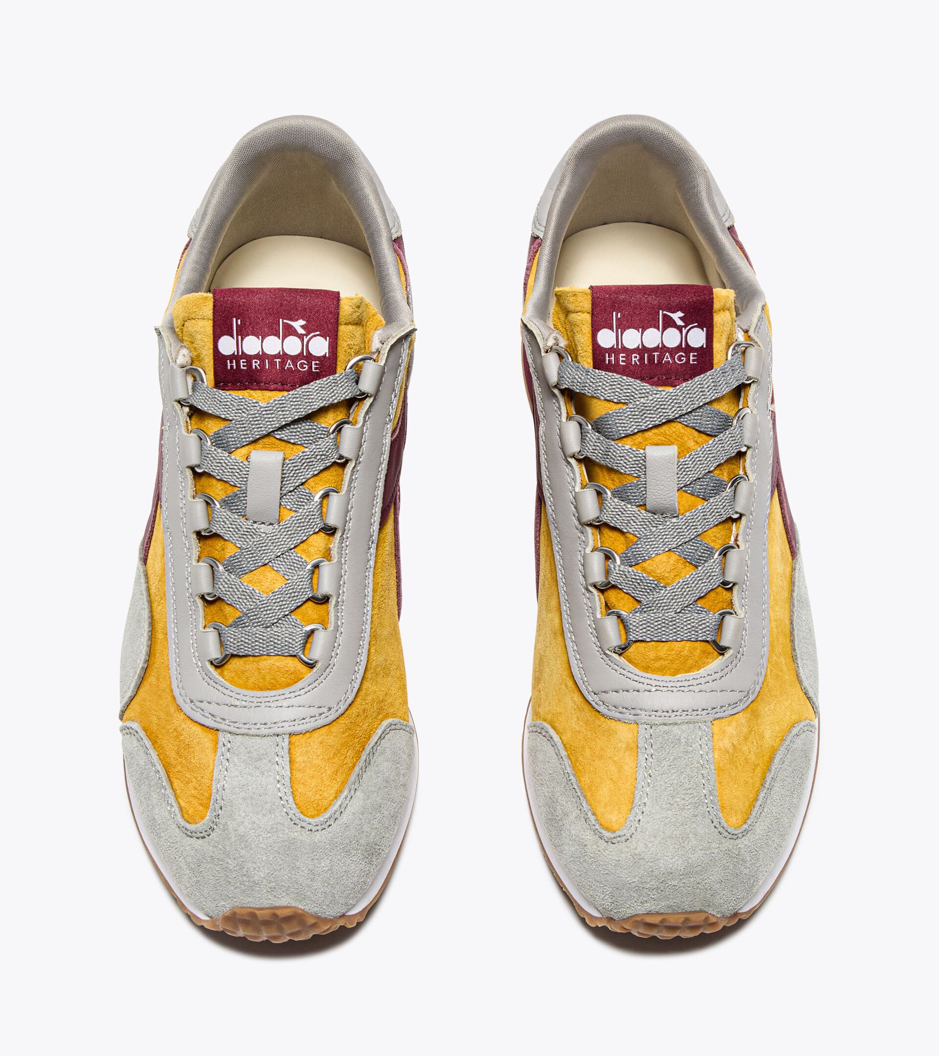 Sneaker Heritage in pelle profilo basso - Per ogni genere EQUIPE '75 SW GIALLO FRESIA - Diadora