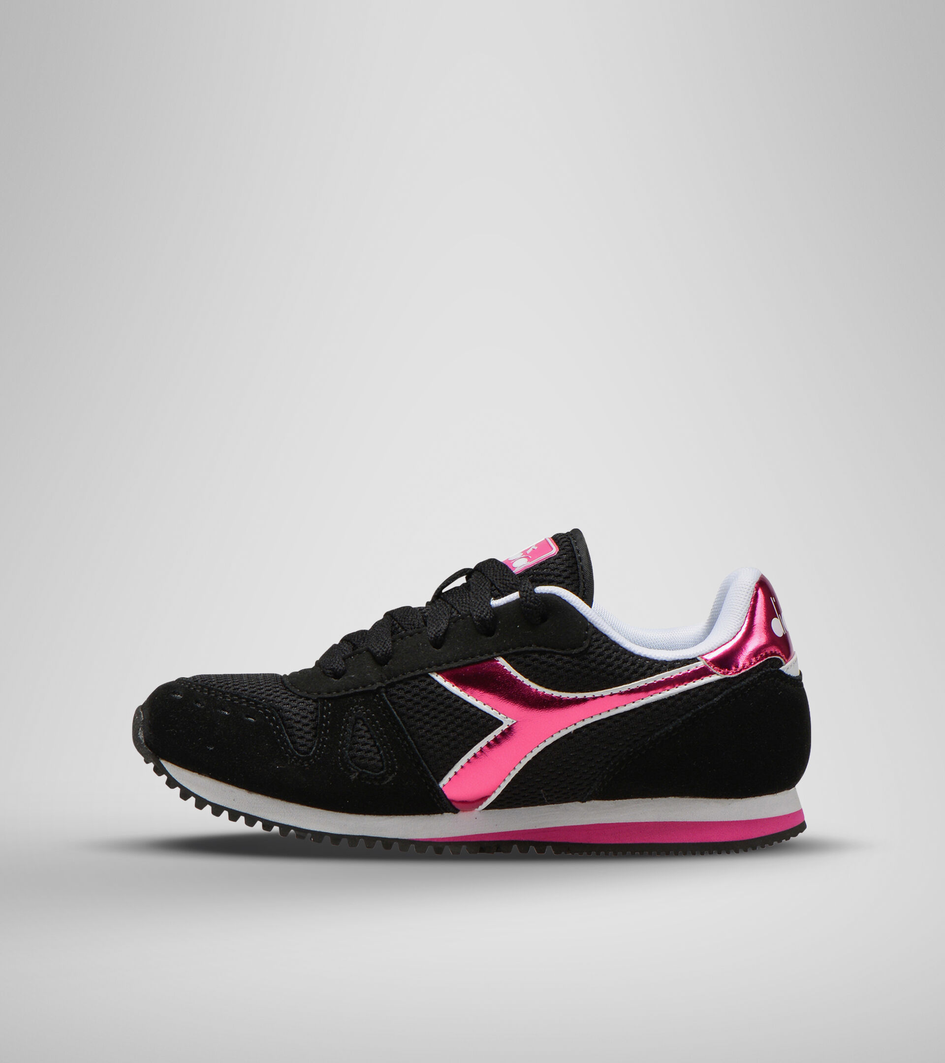 Sports shoes - Youth 8-16 years SIMPLE RUN GS GIRL BLACK - Diadora