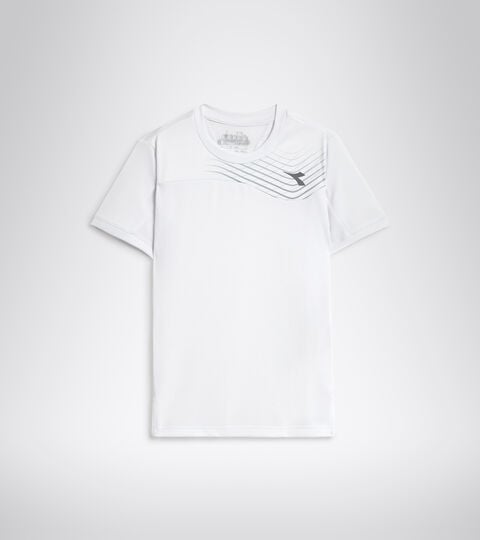 J. T-SHIRT COURT, OPTICAL WHITE Tennis T-shirt - Junior J. T-SHIRT COURT OPTICAL WHITE - Diadora