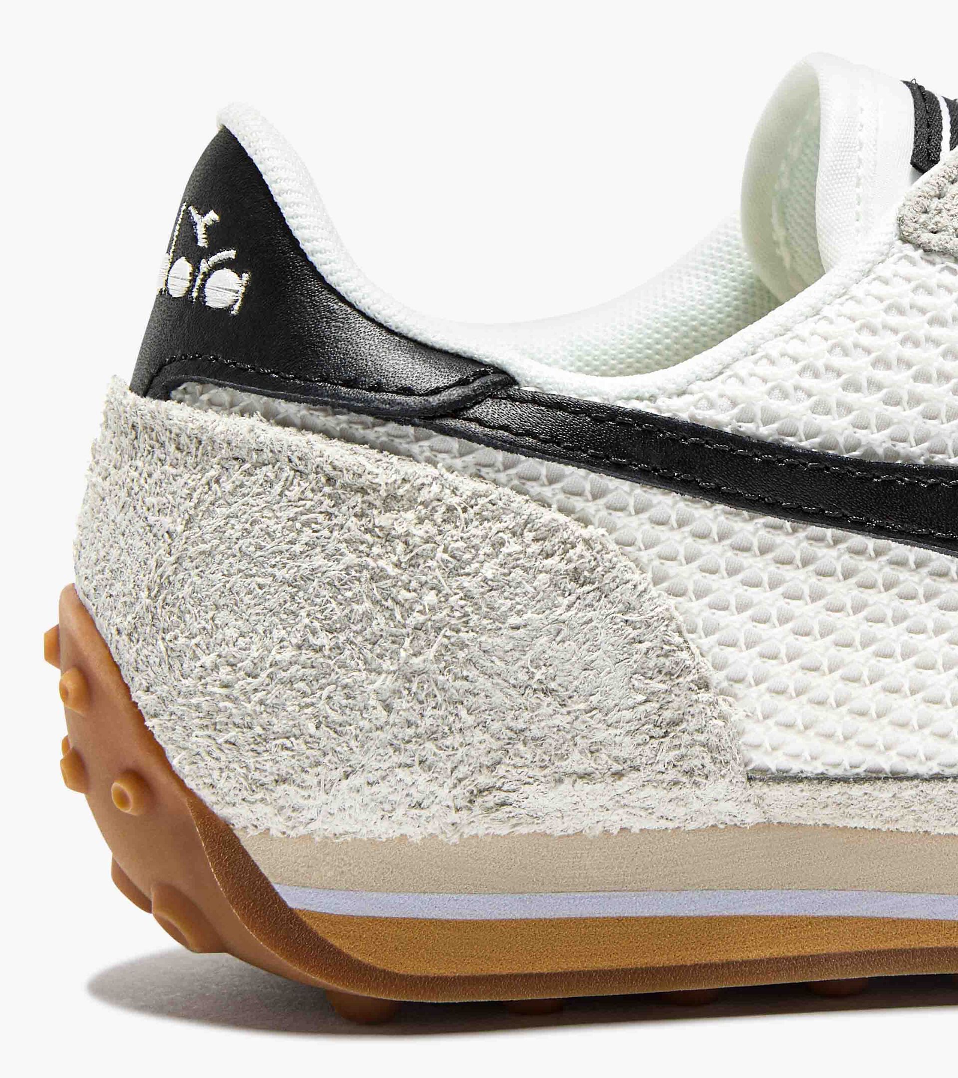 Low-profile leather sneaker - Women’s RALLY WHITE/BLACK - Diadora