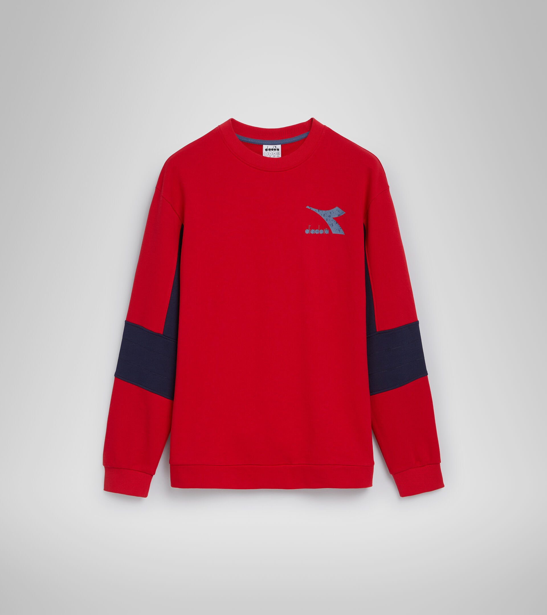 Crew-neck sweatshirt - Men SWEATSHIRT CREW SHIELD TANGO RED - Diadora