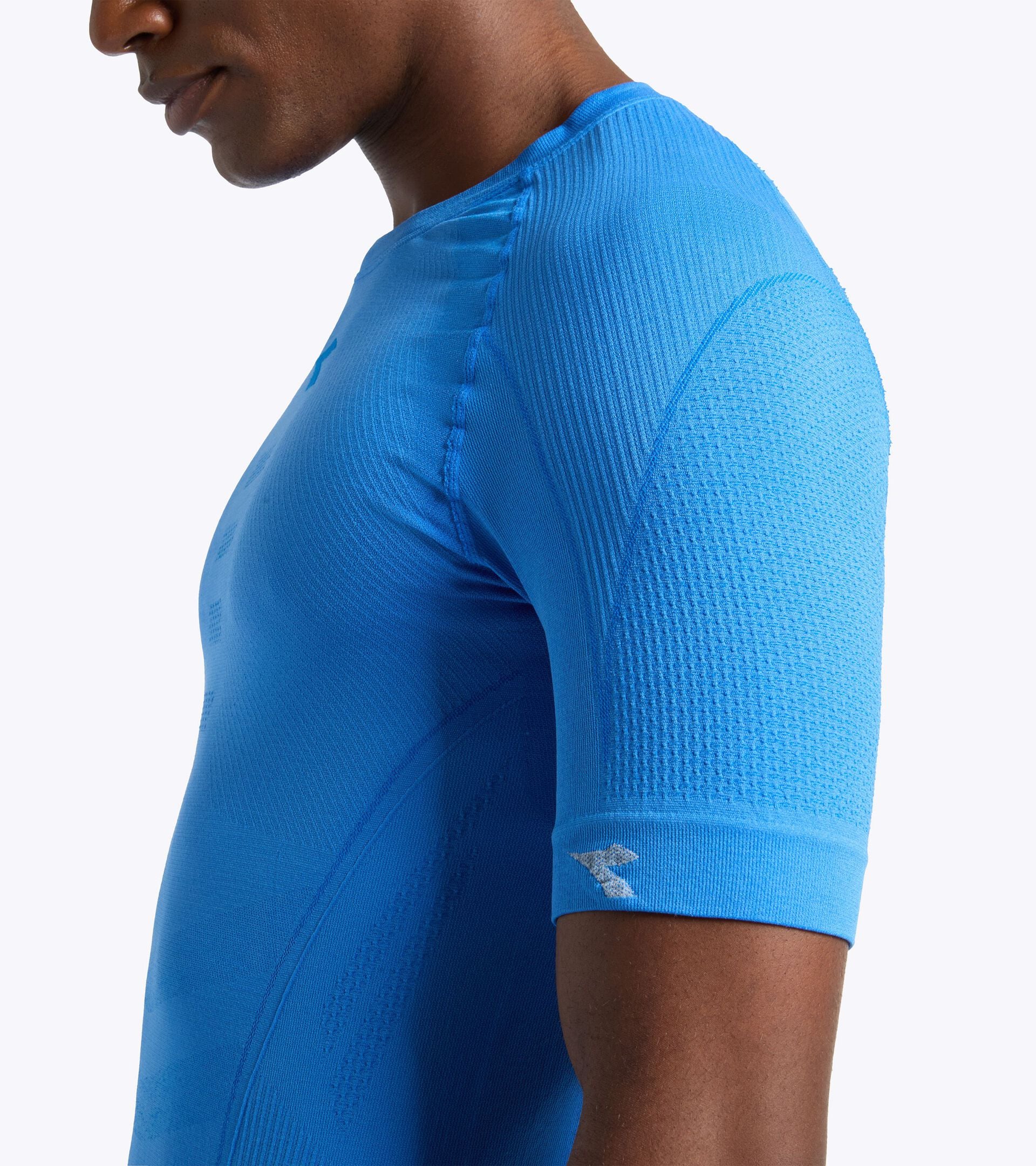 T-shirt technique Made in Italy &agrave; manches longues&sect;Running&sect;Homme STRATOZERO LS T-SHIRT PALAIS BLEU - Diadora