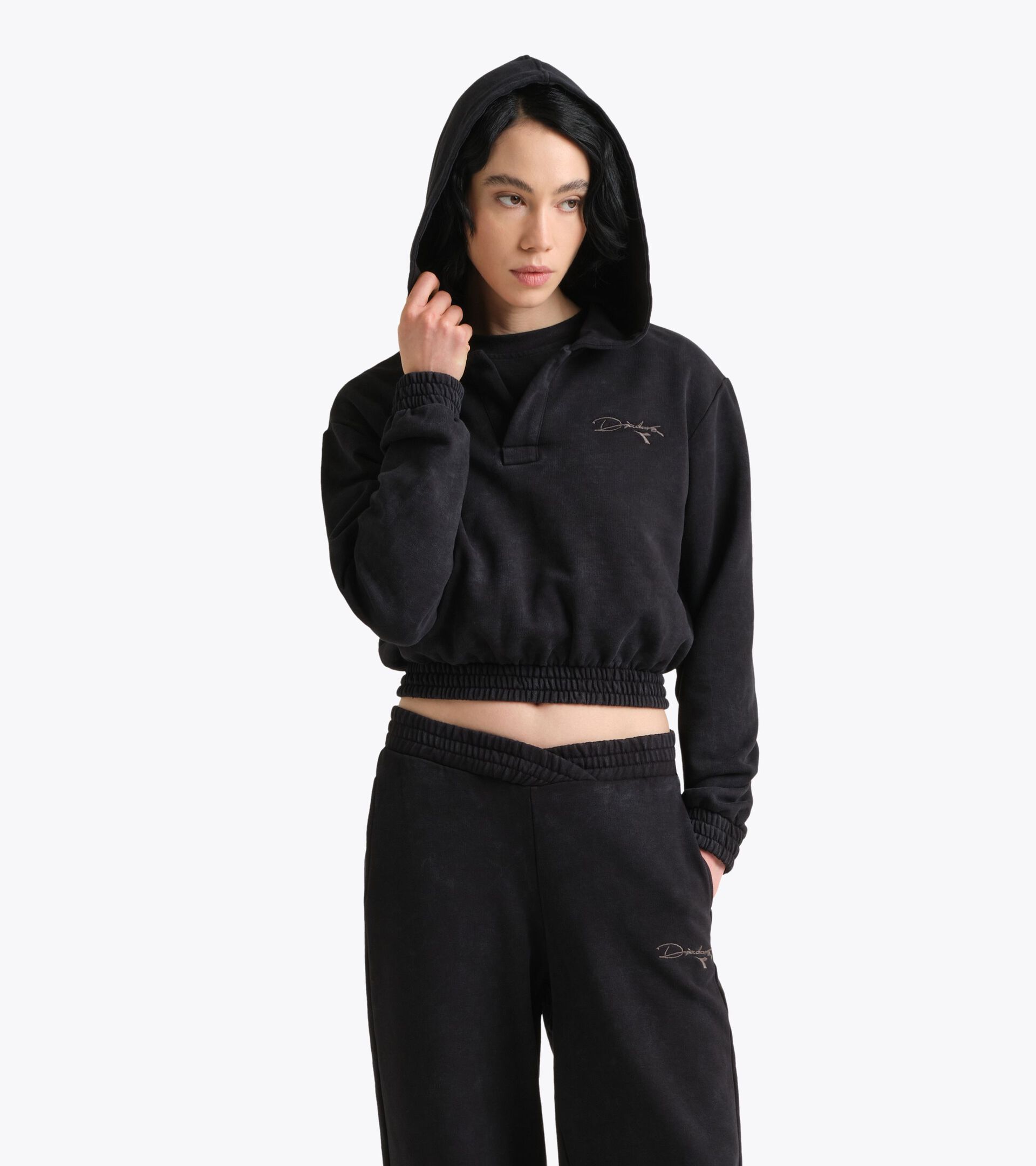 Sudadera de algod&oacute;n grueso estilo retro - Mujer

 L. HOODIE AVENUE LAB ANTRACITA - Diadora