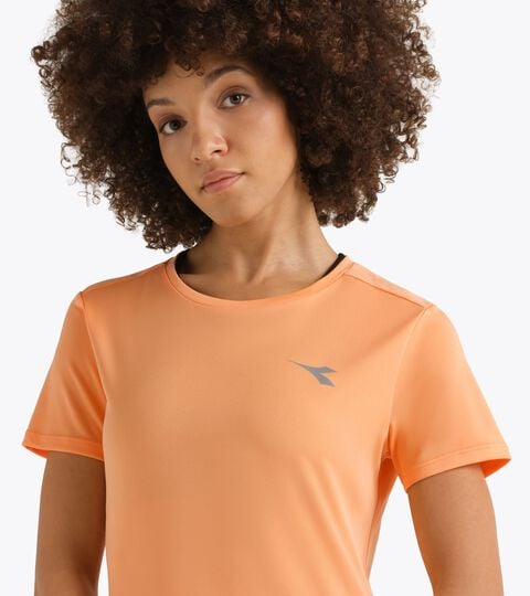 Sports t-shirt - Women L. SS T-SHIRT RUN PEACH COBBLER - Diadora