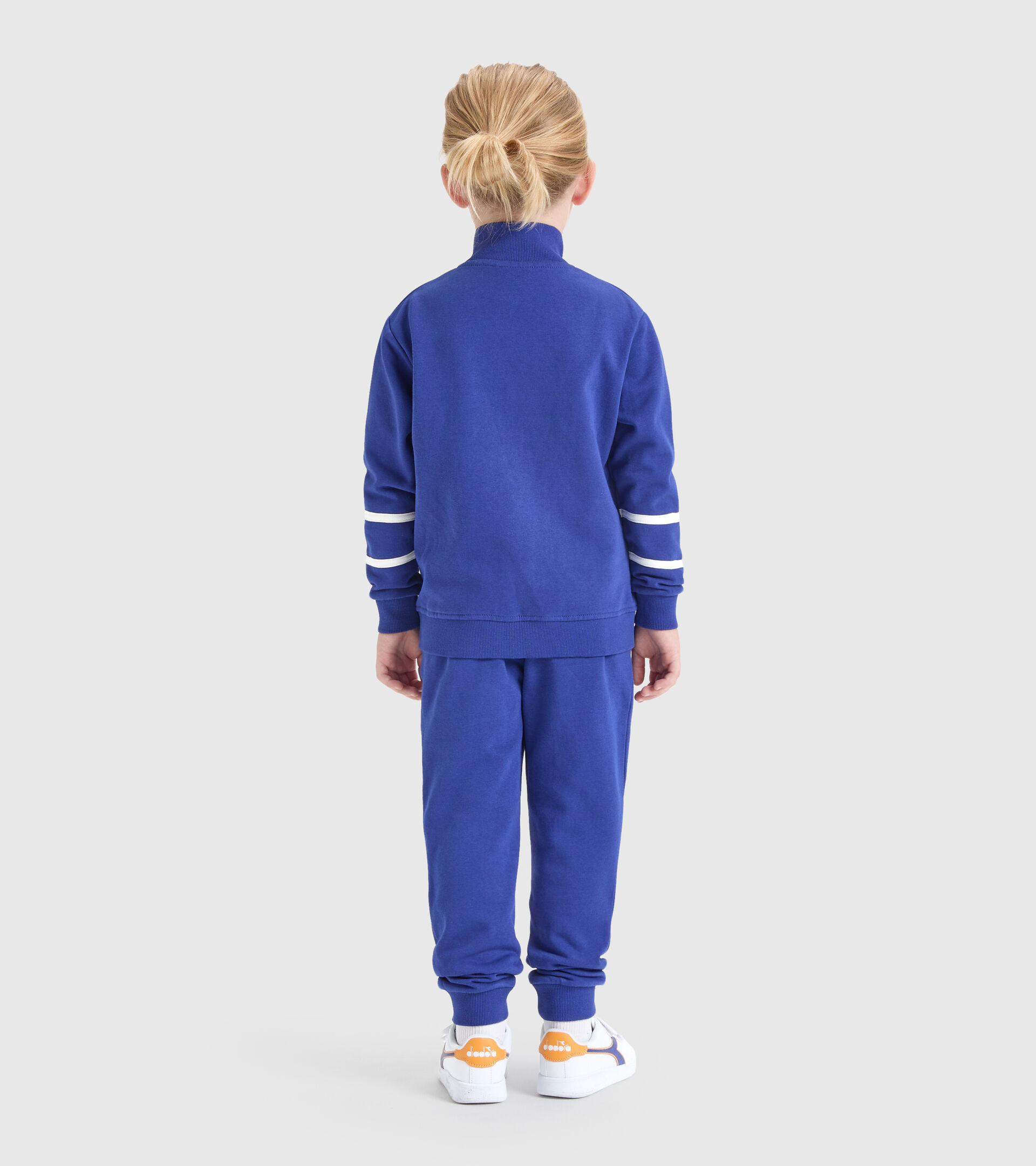 Trainingsanzug - Kinder JU.TRACKSUIT FZ CHROMIA SODALITH BLAU - Diadora