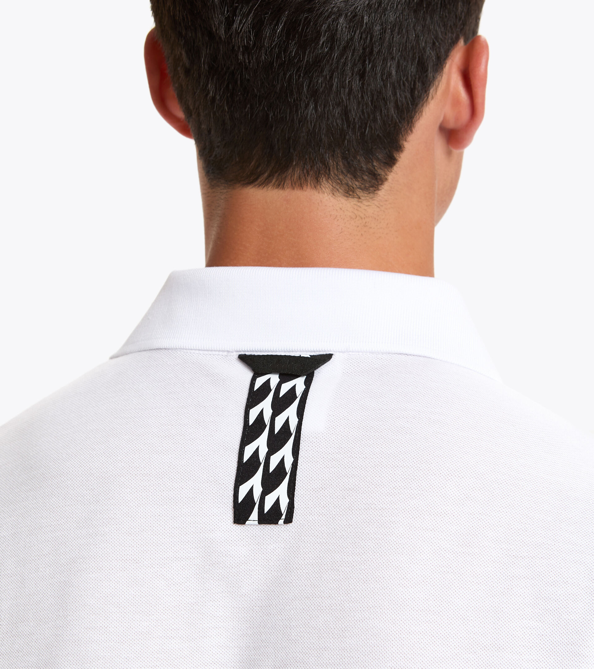 Tennis polo shirt - Men POLO STATEMENT SS OPTICAL WHITE - Diadora