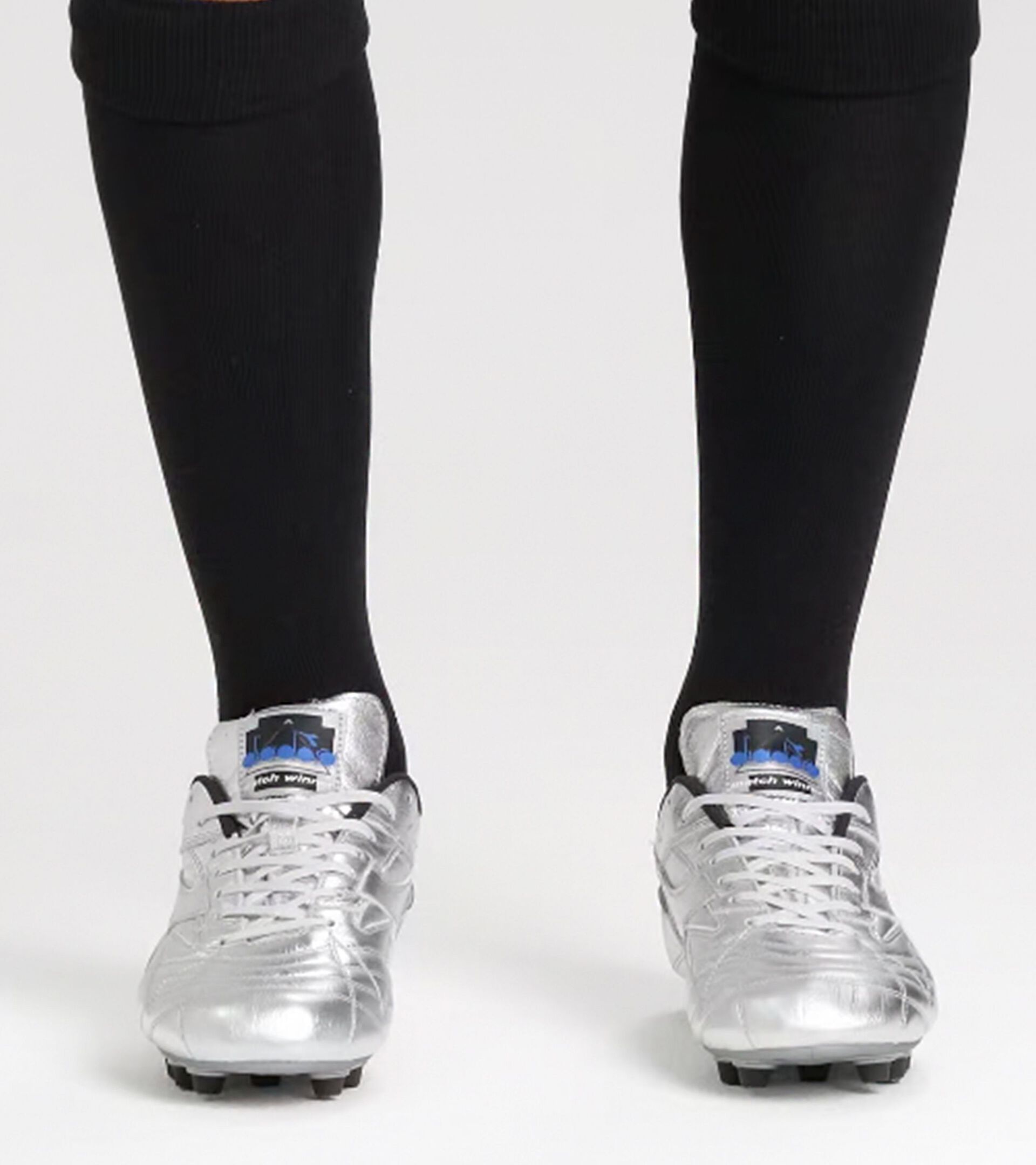 Bota de fútbol Made in Italy para superficies compactas - Hombre M.WINNER  ITA OG 94 LT+  MDPU PLATA DD - Diadora