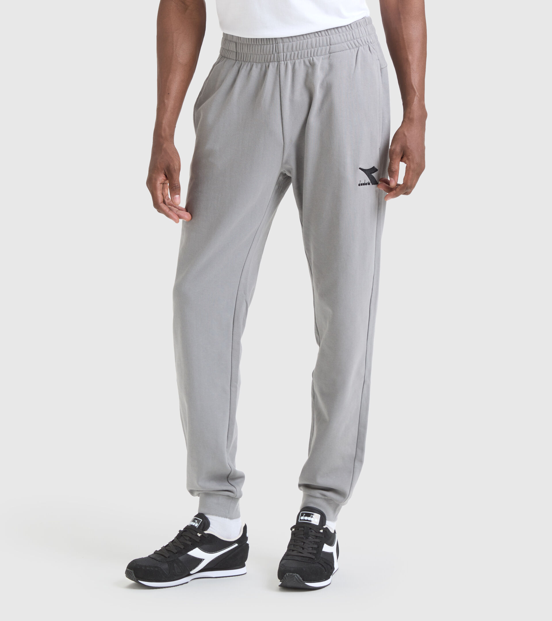 Pantalones deportivos de rizo de algodón - Hombre PANT CUFF CORE GRIFO - Diadora
