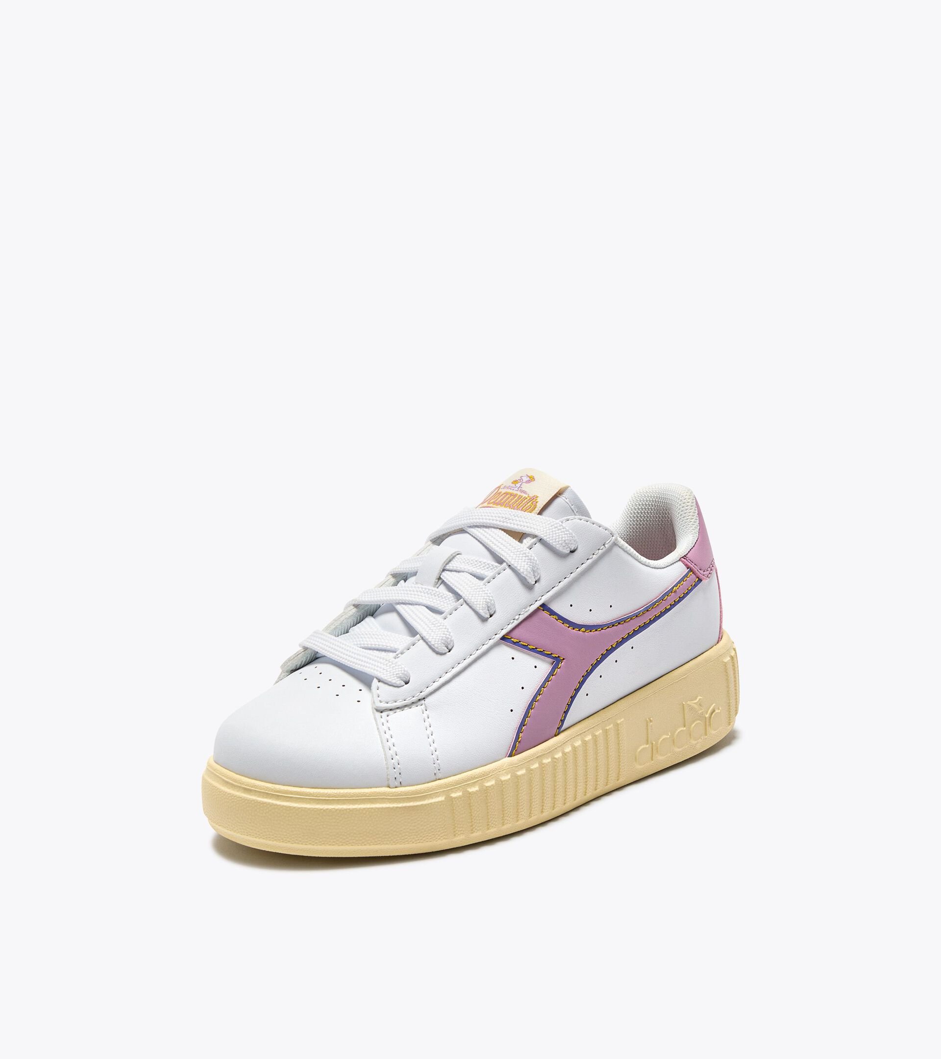 Peanuts sports sneakers - Girls - 4 to 8 years old GAME STEP P SNOOPY PS PINK MAUVE ORCHID - Diadora