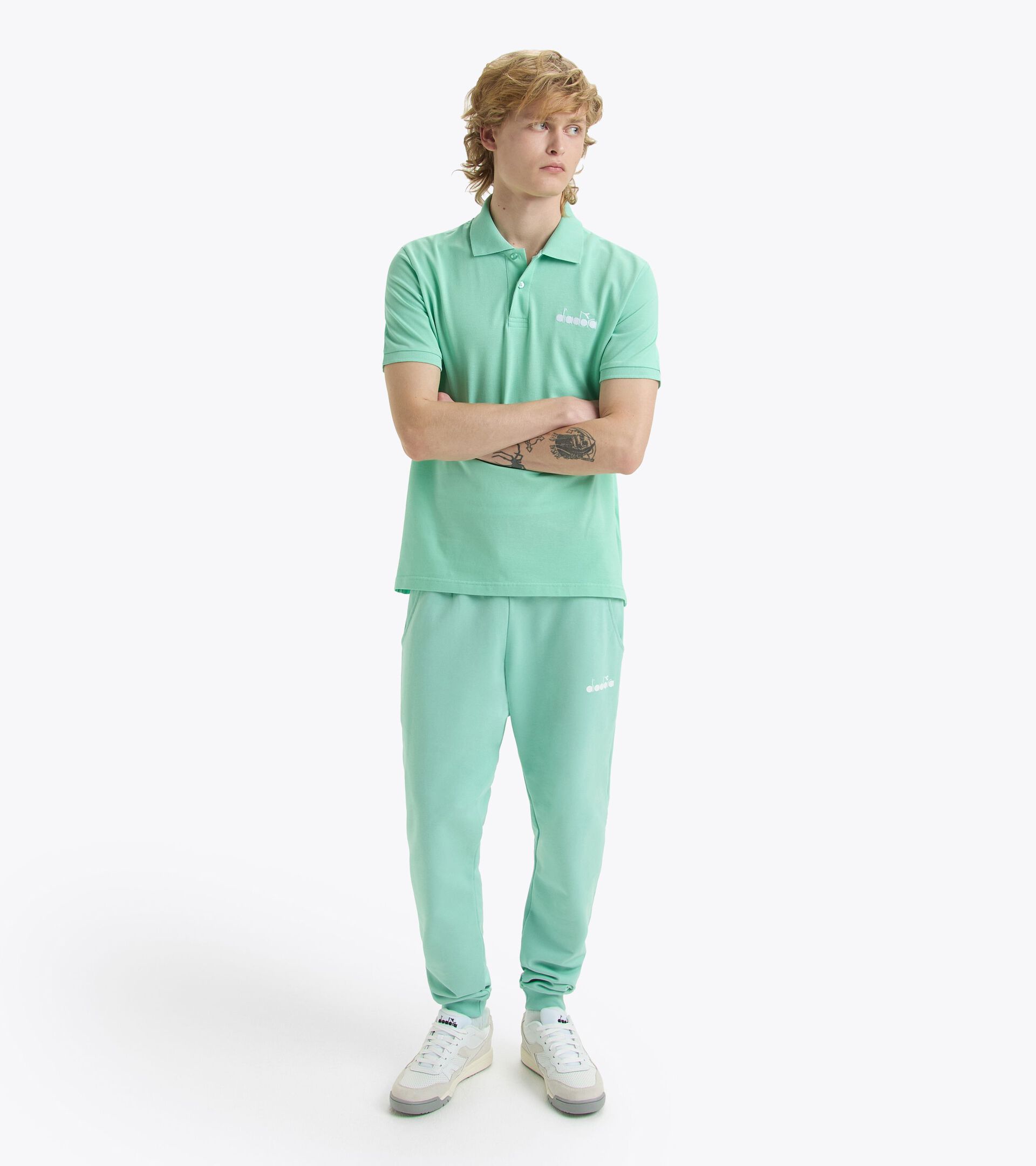 Polo de sport - Made in Italy - Gender Neutral POLO SS LOGO CHOU - Diadora