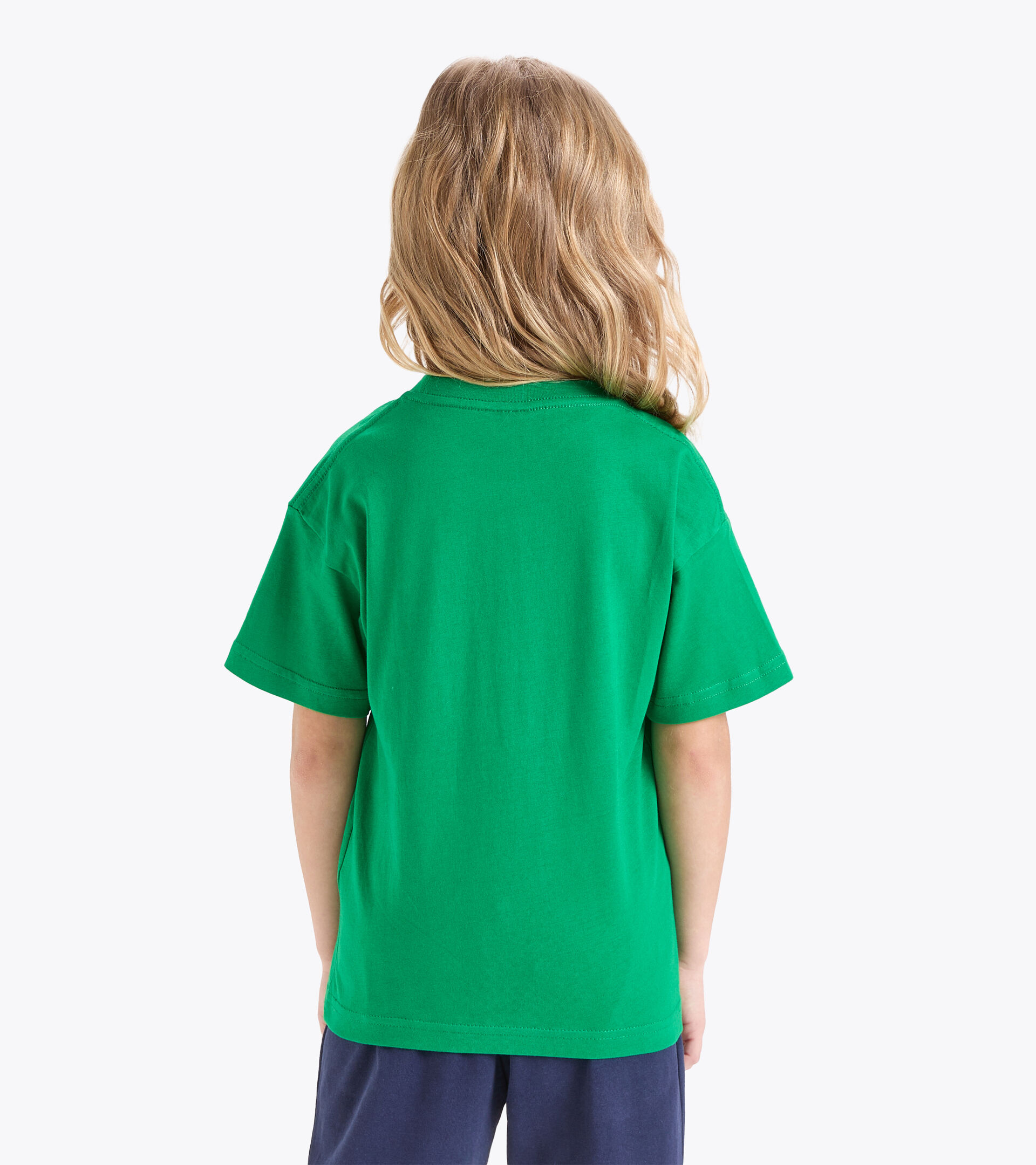 Camiseta de algodón - Niños y niñas
 JU.T-SHIRT SS SL VERDE ALEGRE - Diadora