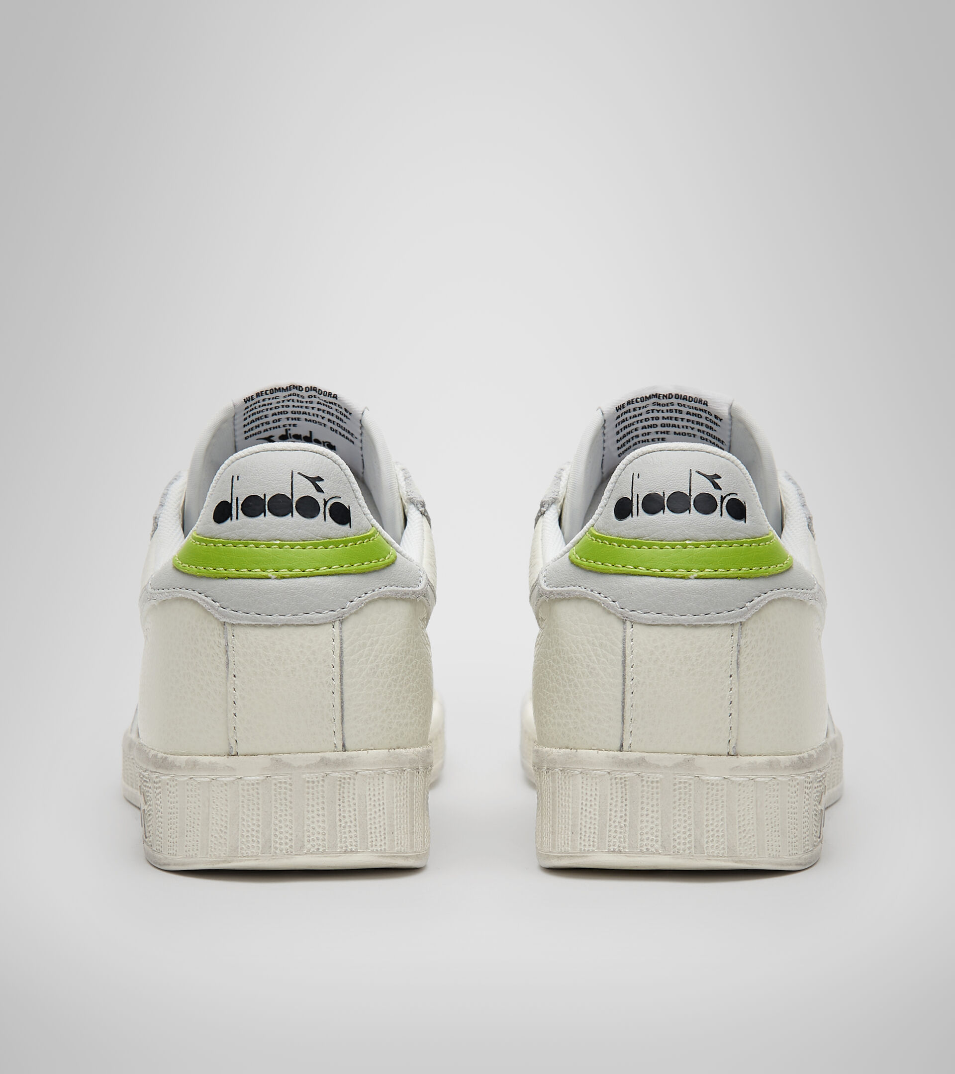 Sporty sneakers - Unisex GAME L LOW WAXED WHITE/GLACIER GRAY - Diadora