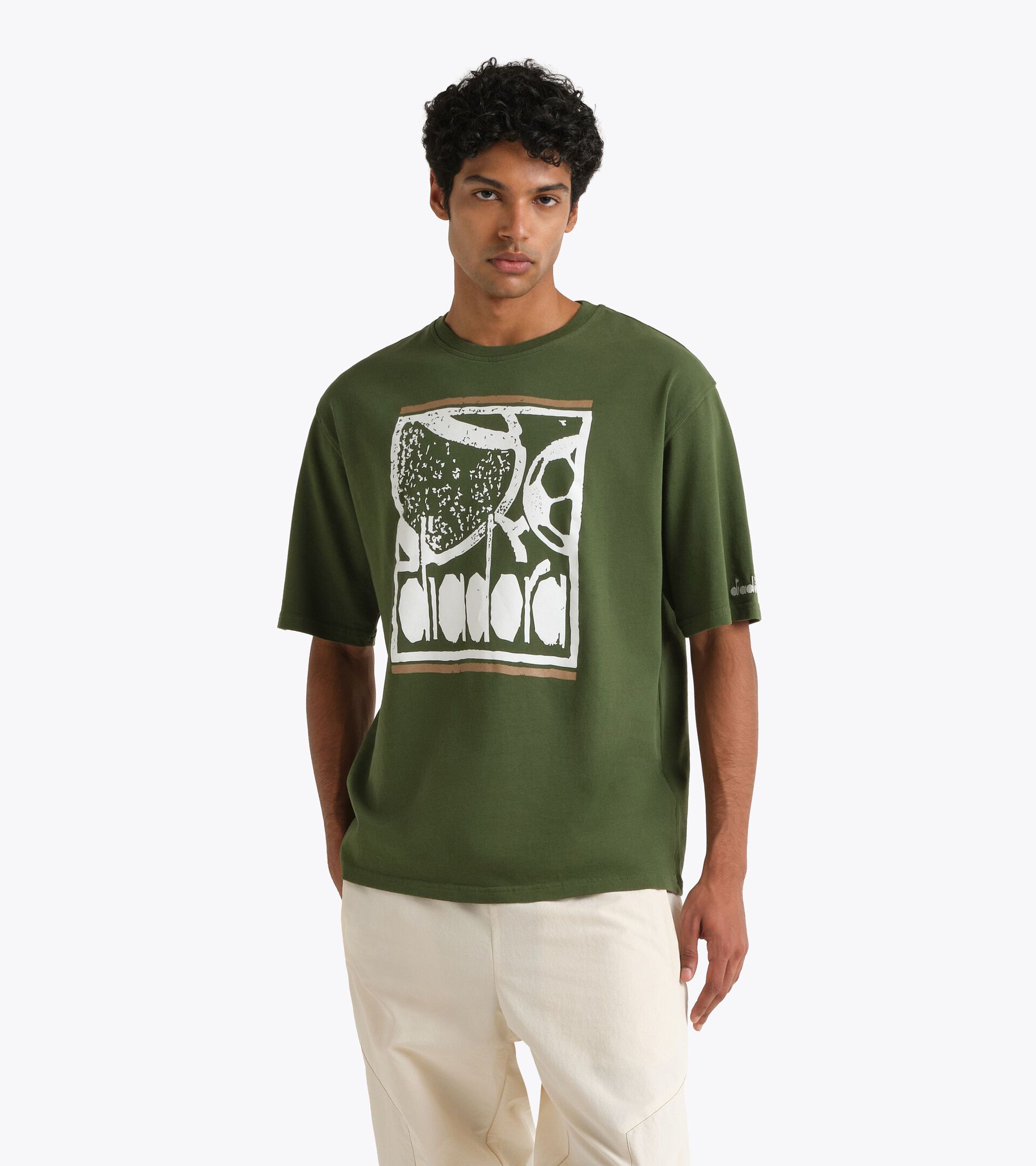 Legacy T-shirt - Made In Italy - All-gender T-SHIRT SS LEGACY I GREEN BOTANIC - Diadora