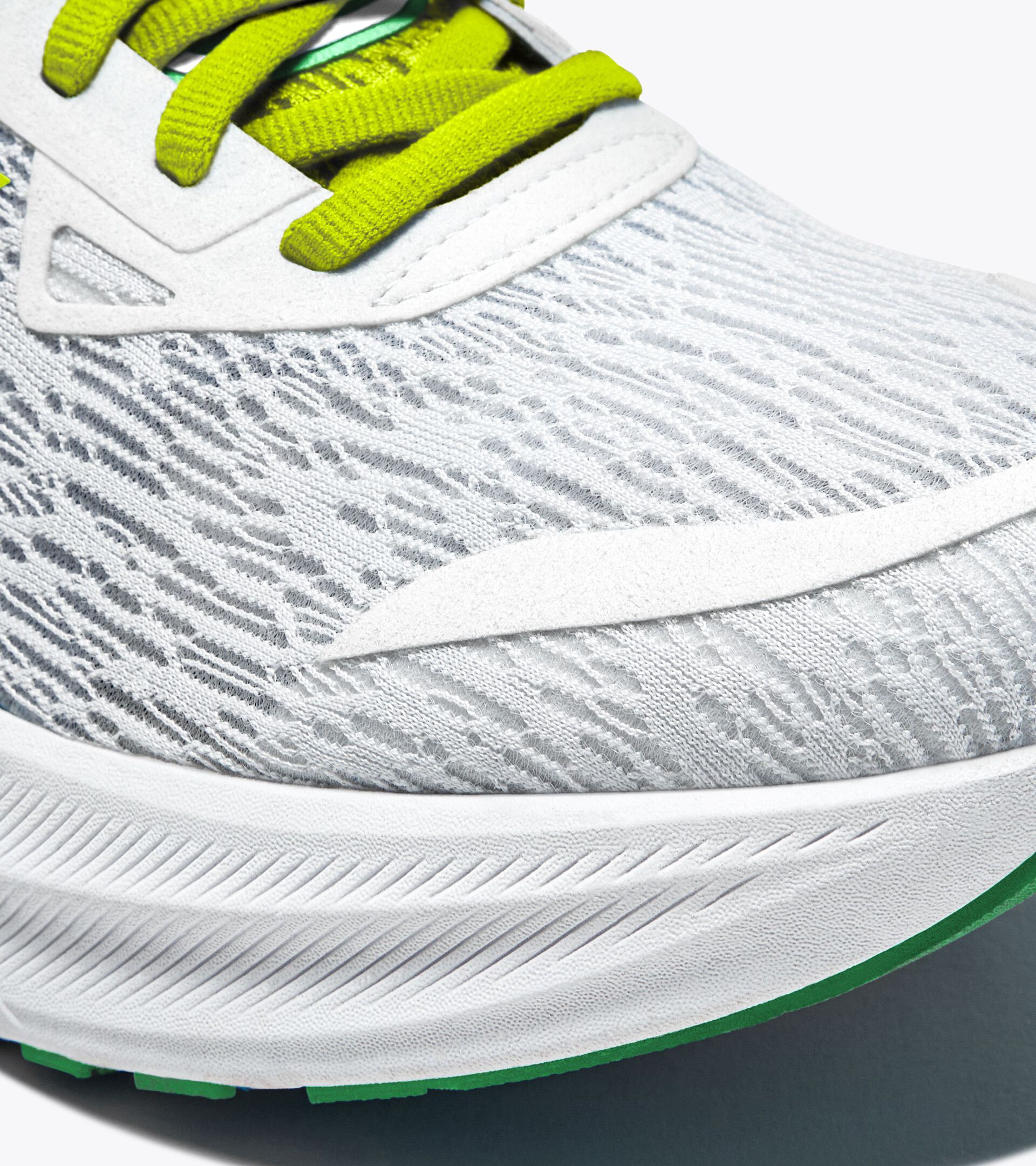 Zapatilla de running - Comodidad y estabilidad - Mujer NUCLEO 2 W BIANCO/VERDE LIME - Diadora