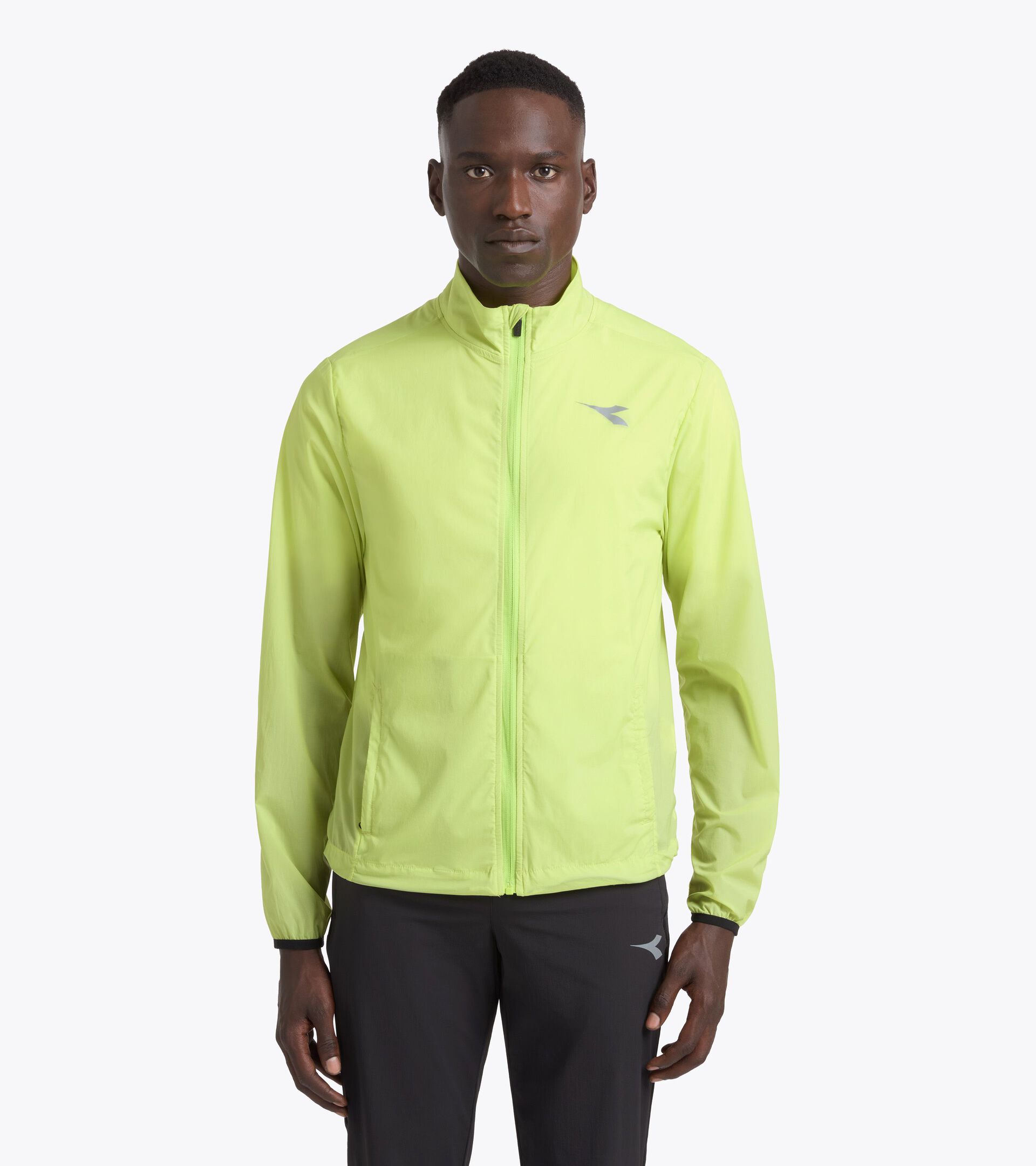 Windbreaker - Men&rsquo;s WINDBREAKER PACKABLE JACKET WILD LIME GREEN - Diadora
