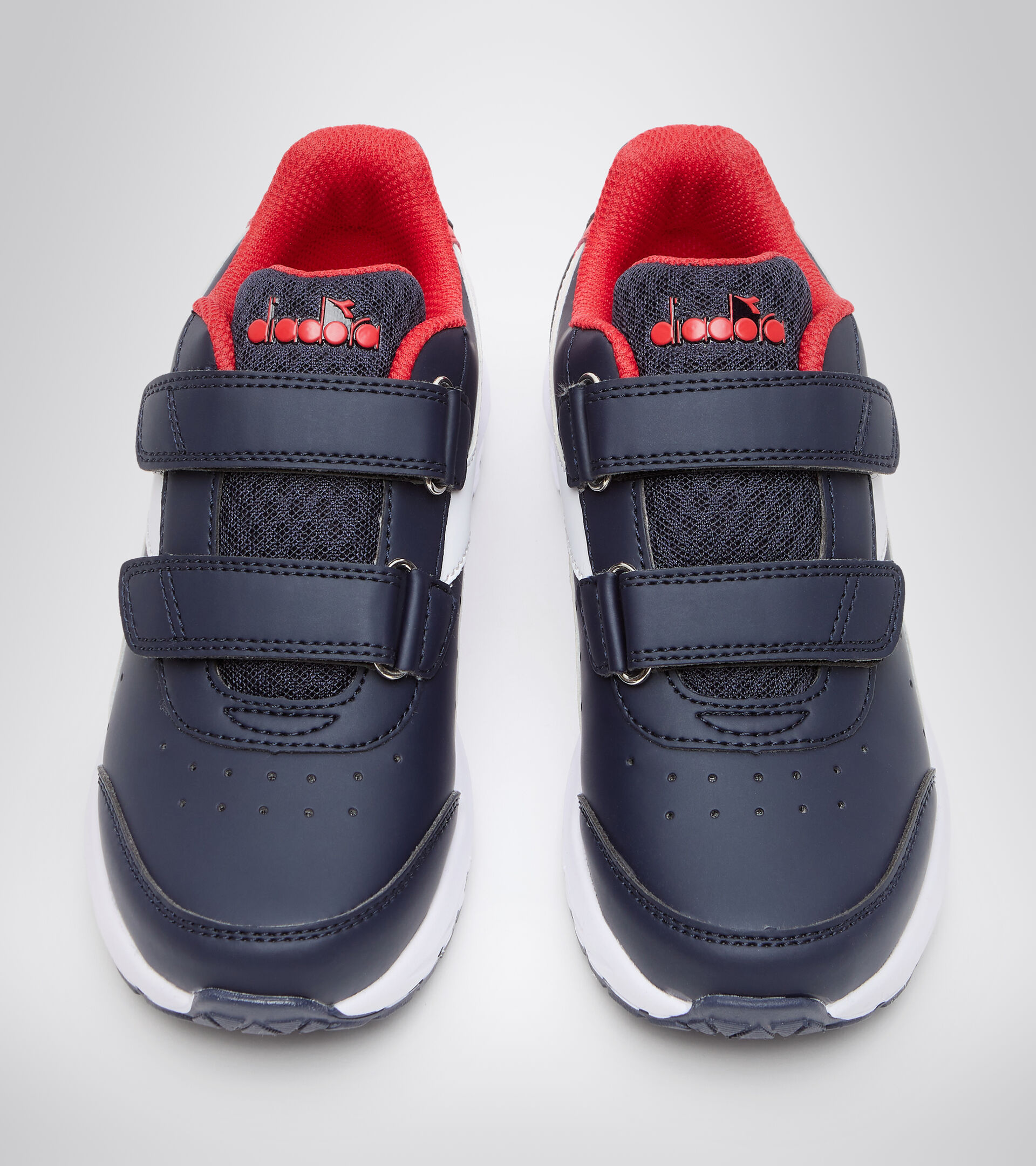 Running shoe - Kids FALCON SL JR V ESTATE BLUE/HIGH RISK RED - Diadora