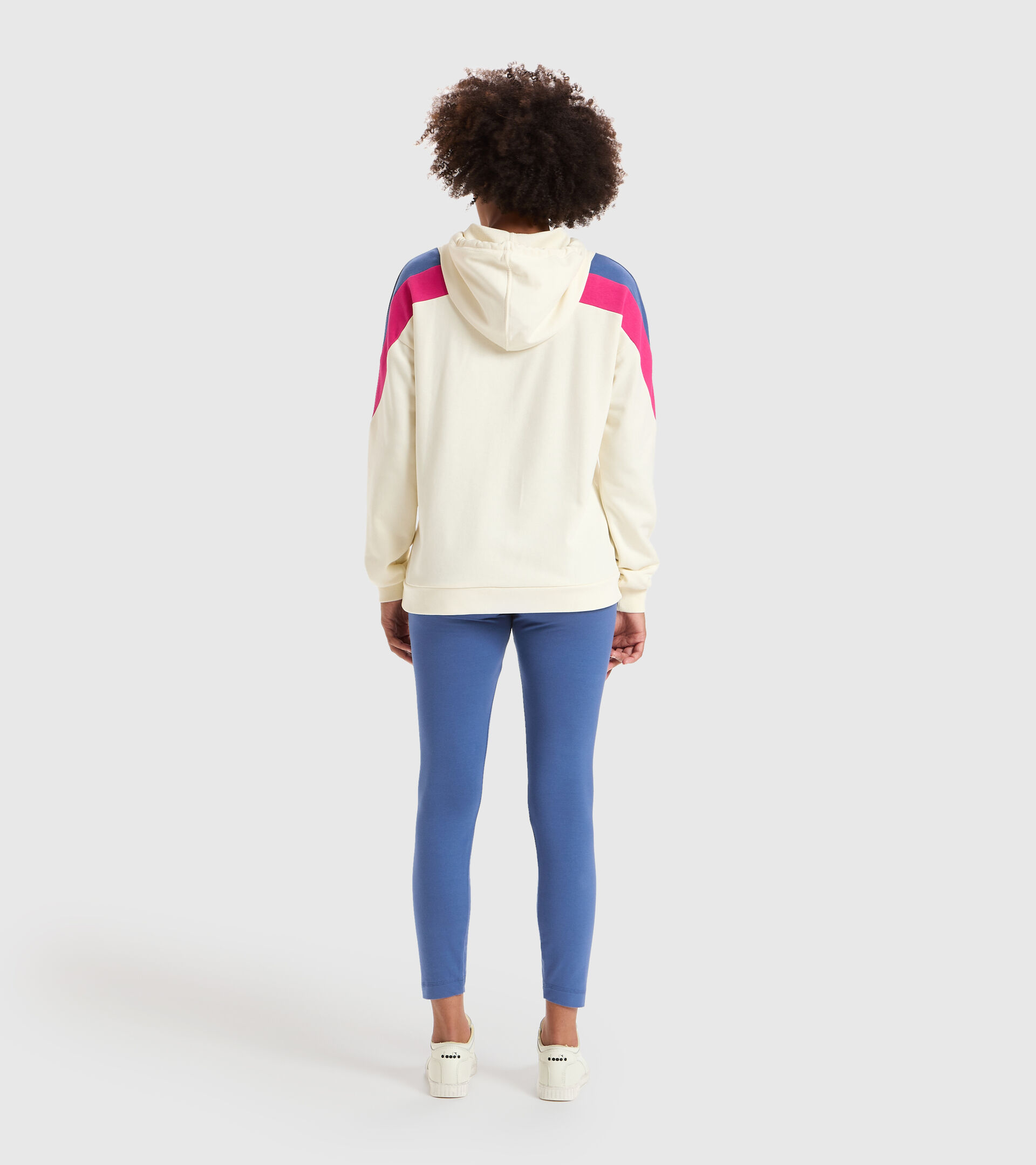 Tracksuit - Women L.TRACKSUIT HD FZ CORE WHISPER WHITE - Diadora