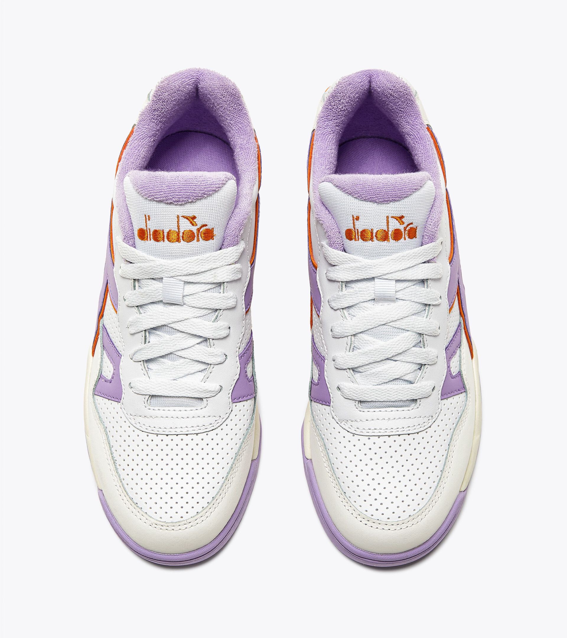 Sporty sneakers - Gender neutral WINNER WHITE/PURPLE ROSE - Diadora