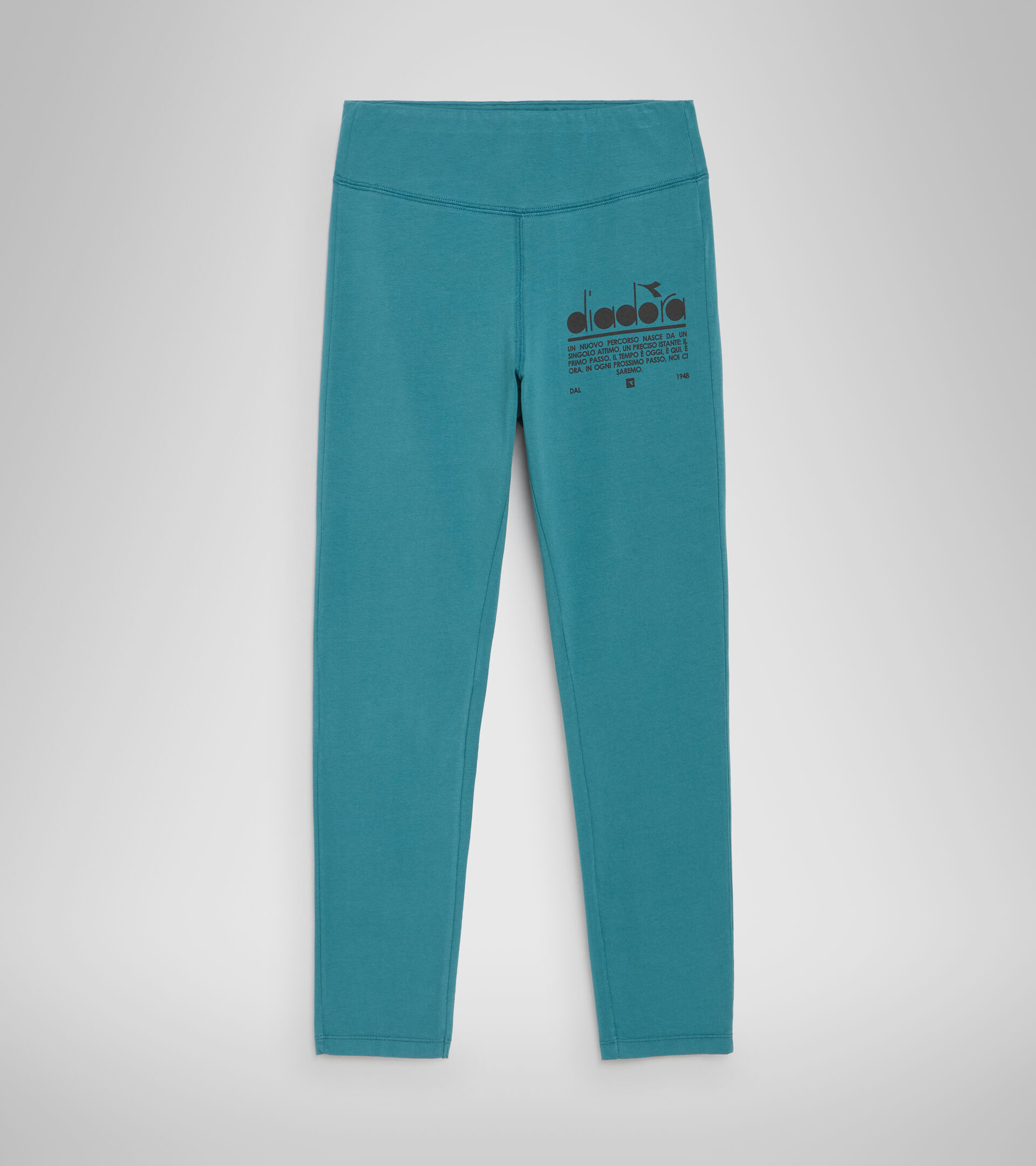 Leggings in cotone elasticizzato - Donna L. LEGGINGS MANIFESTO BLU PACIFICO - Diadora