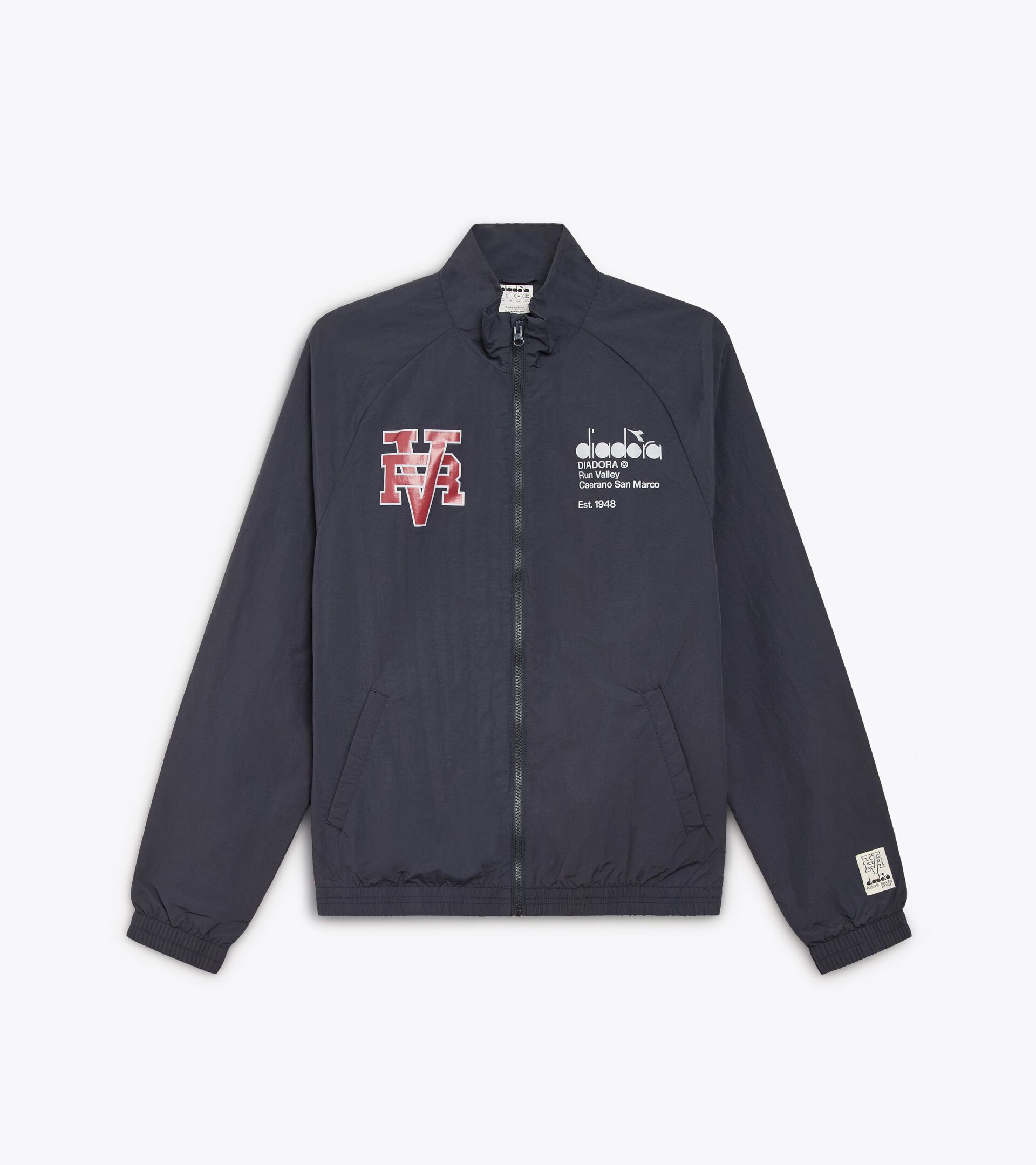 null TRACK JACKET RUN VALLEY BLUE DENIM - Diadora