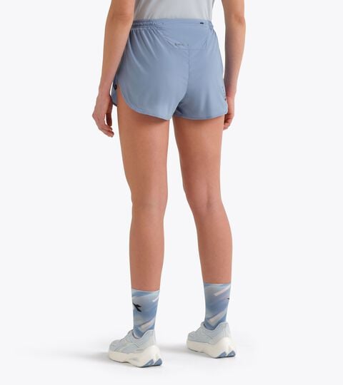 Short fendu FIBRAZERO 2,5&rsquo;&rsquo;  - Running - Femme
 L. SPLIT SHORT 2.5 SUPER LIGHT FIBRAZERO CIEL SANS FIN - Diadora
