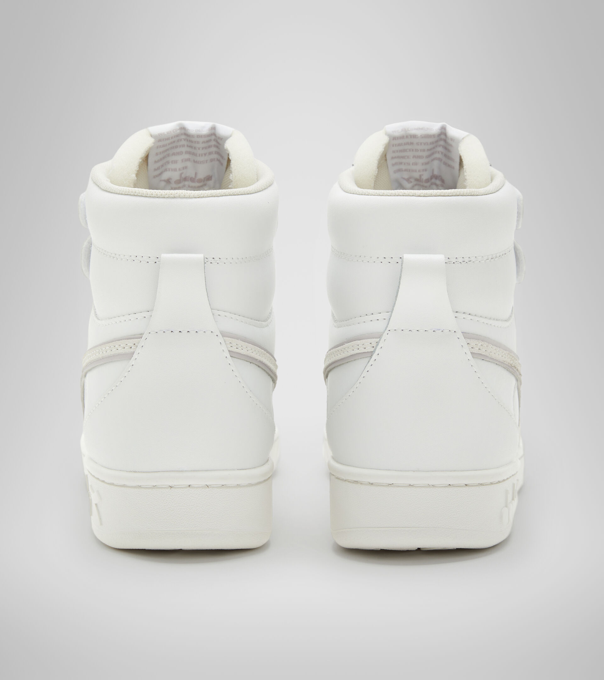 Sports shoes - Women MAGIC BASKET MID LEATHER WN WHITE/LILAC MARBLE - Diadora