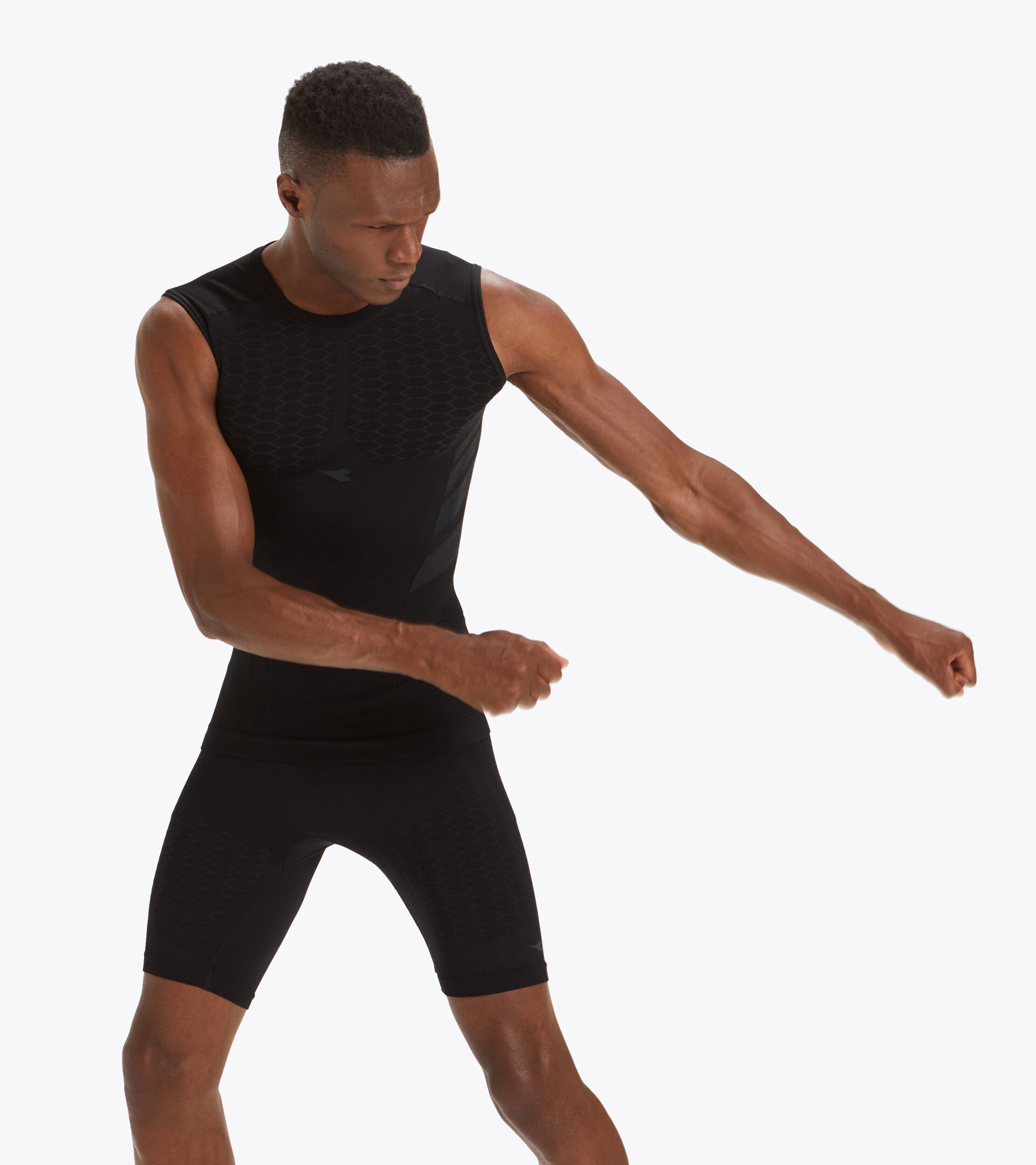 Débardeur de running - Homme SL T-SHIRT ACT NOIR - Diadora