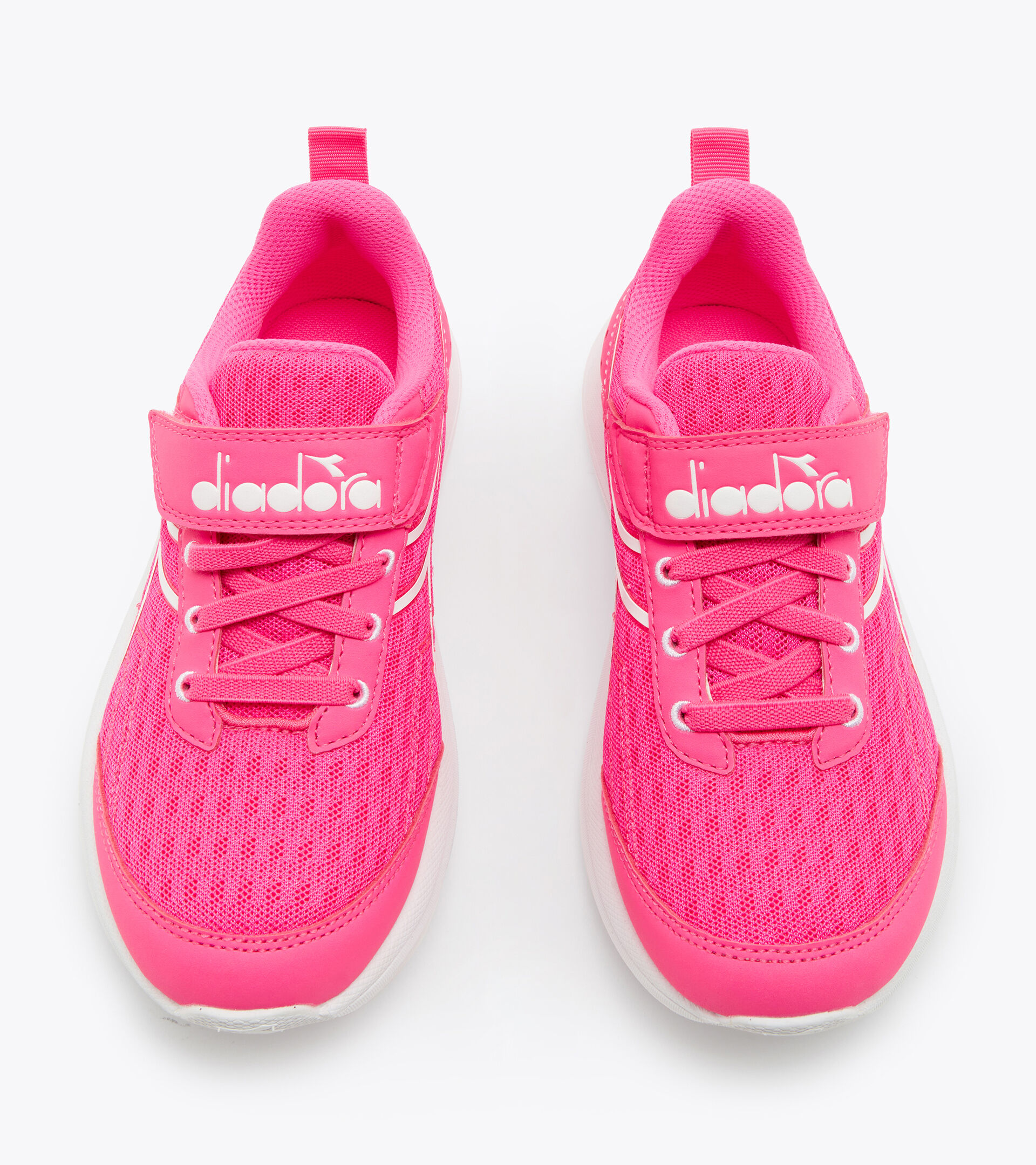 Chaussures de running junior - Unisexe SNIPE JR ROSE FLUORESCENT/BLANC - Diadora