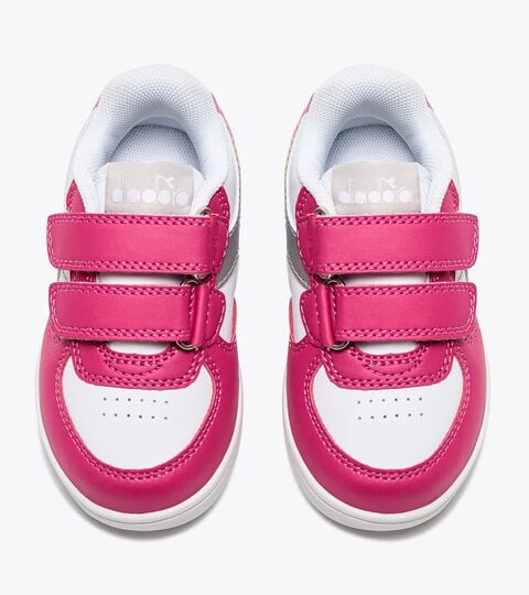 RAPTOR LOW TD, PINK YARROW/SILVER Sports shoes - Toddlers 1-4 years RAPTOR LOW TD PINK YARROW/SILVER - Diadora