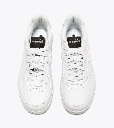 RAPTOR LOW SPOTTED GS, WHITE/BLACK/SILVER Sports shoe - 8 to 16 years old - Girls
RAPTOR LOW SPOTTED GS WHITE/BLACK/SILVER - Diadora