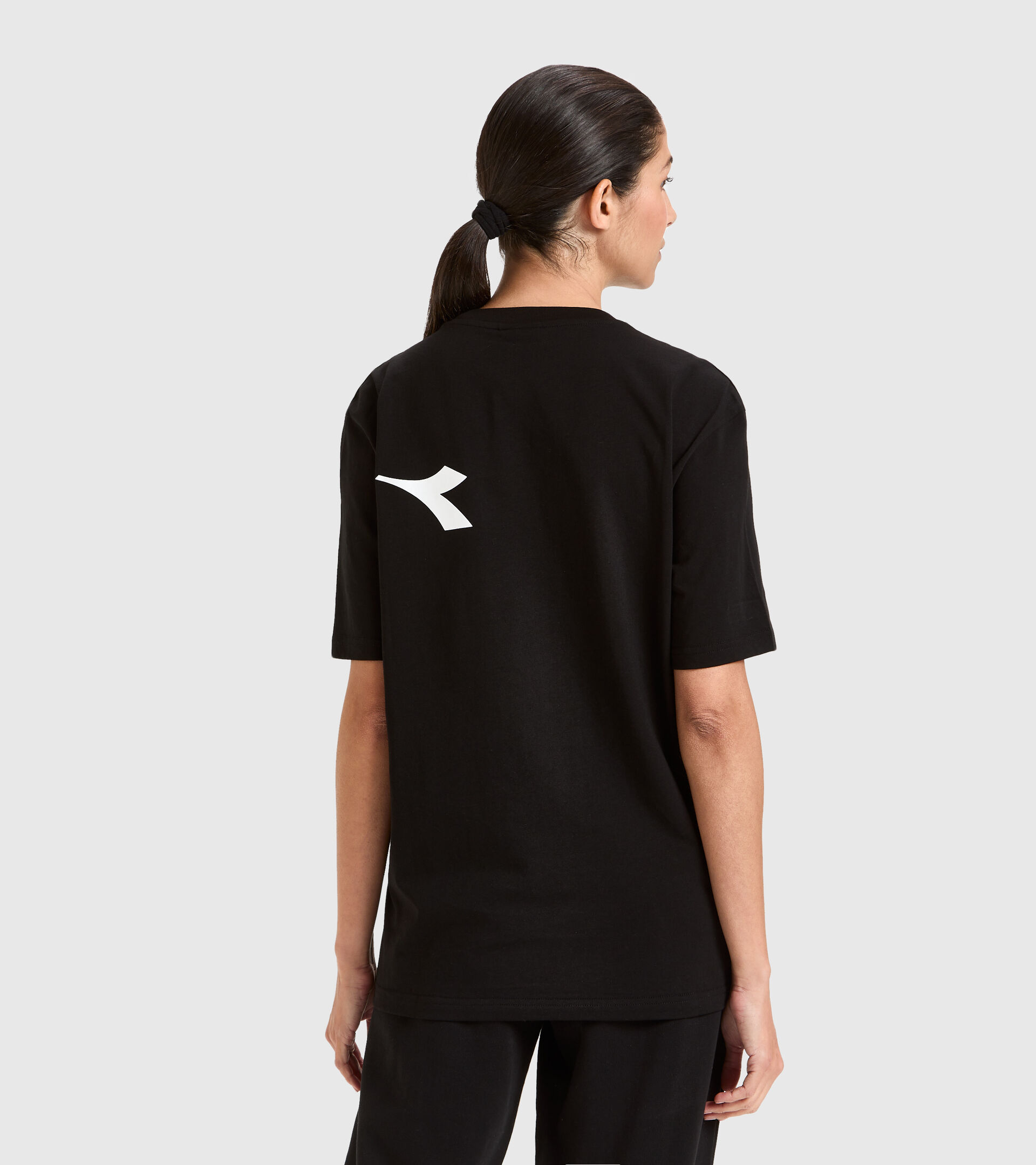 Cotton t-shirt - Unisex T-SHIRT SS MANIFESTO BLACK - Diadora