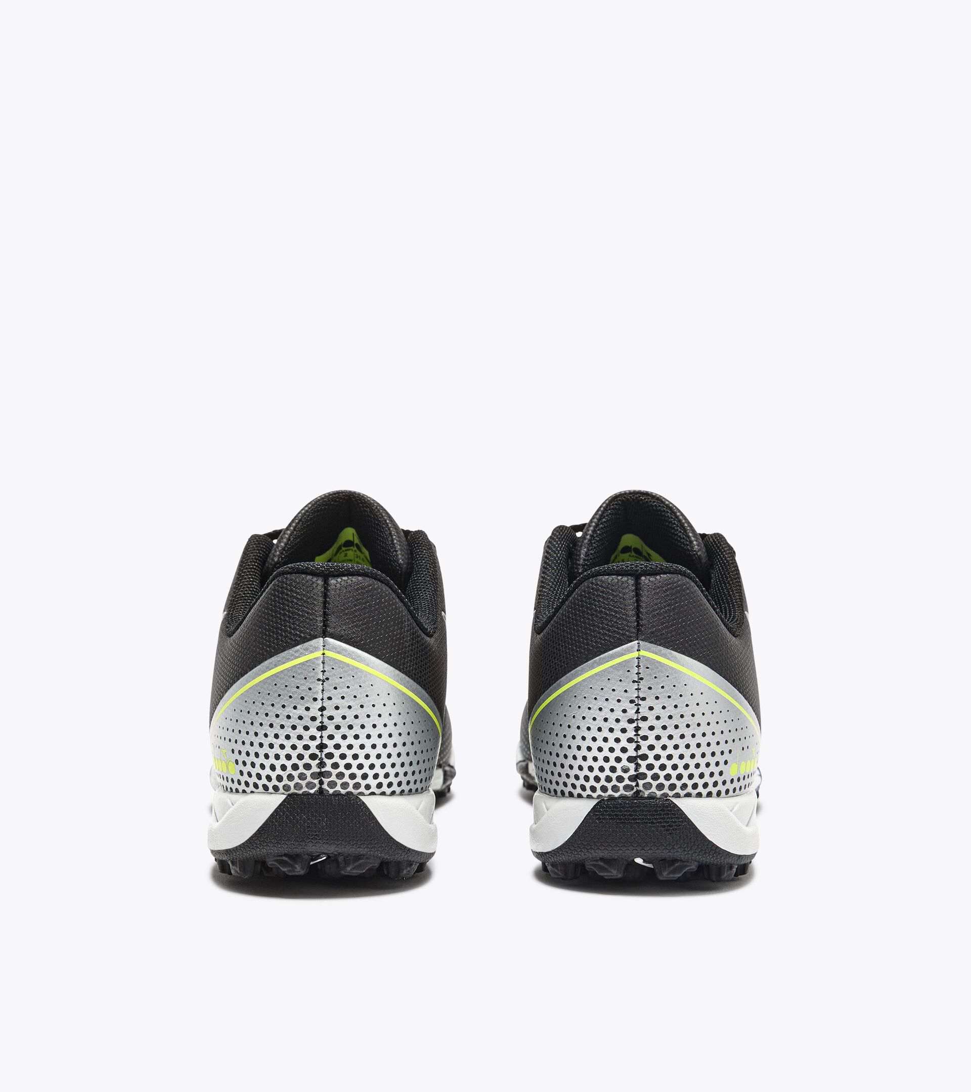 Calcio boots for synthetic ground - Junior PICHICHI 7 TF JR BLACK/YELLOW FL DD/SILVER - Diadora