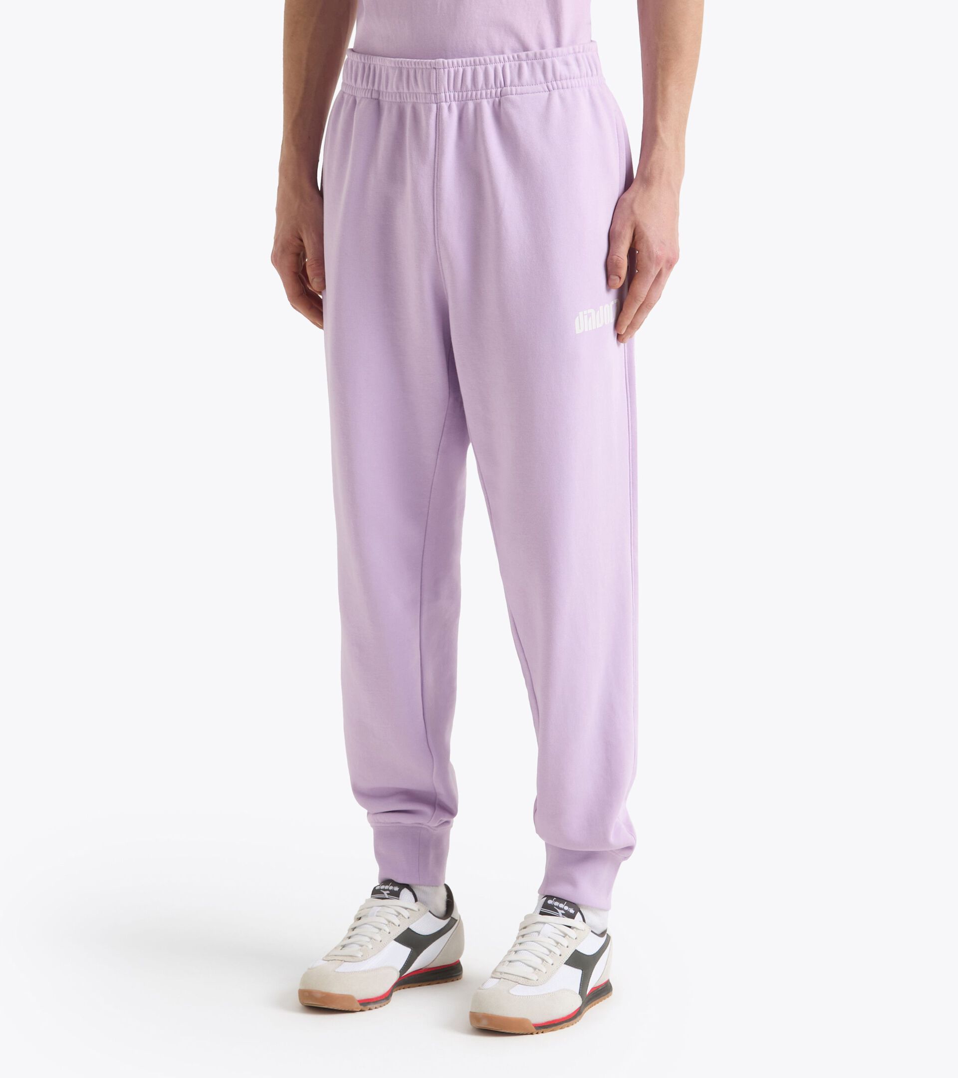 Sweatpants - All-gender PANTS ATHL. LOGO WING VIOLET - Diadora