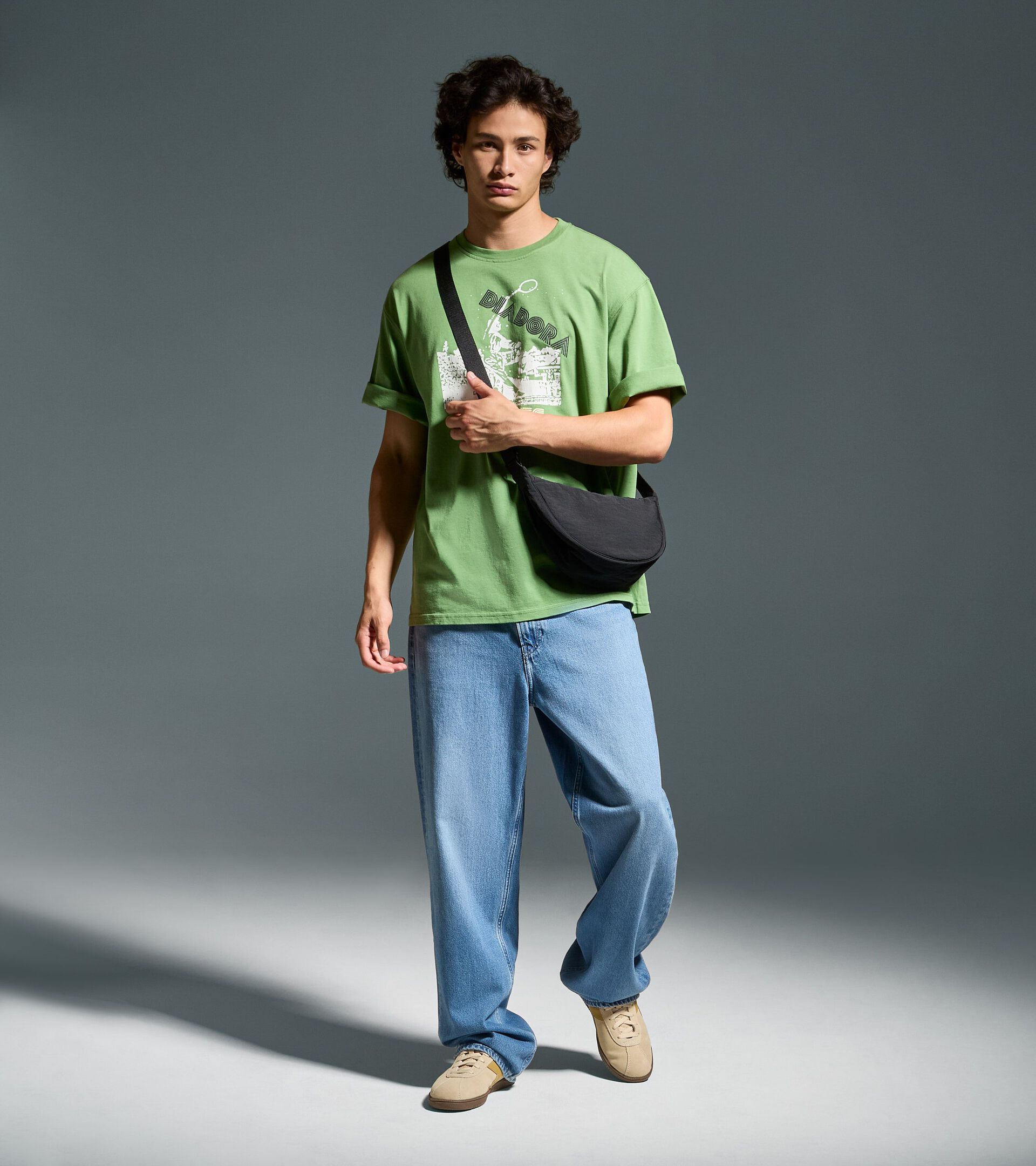Legacy t-shirt with OG archive print - Made in Italy - All-gender T-SHIRT SS LEGACY I GREEN ENGLISH IVY - Diadora