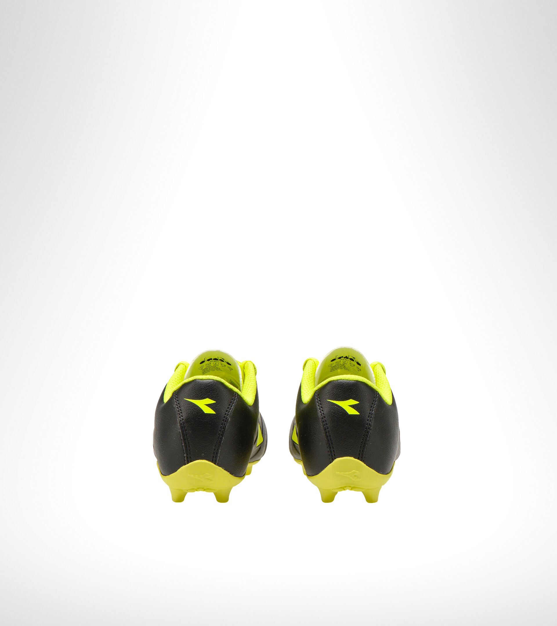 Hard ground football boot - Unisex kids PICHICHI 3 MD JR BLACK/FLUO YELLOW DIADORA - Diadora