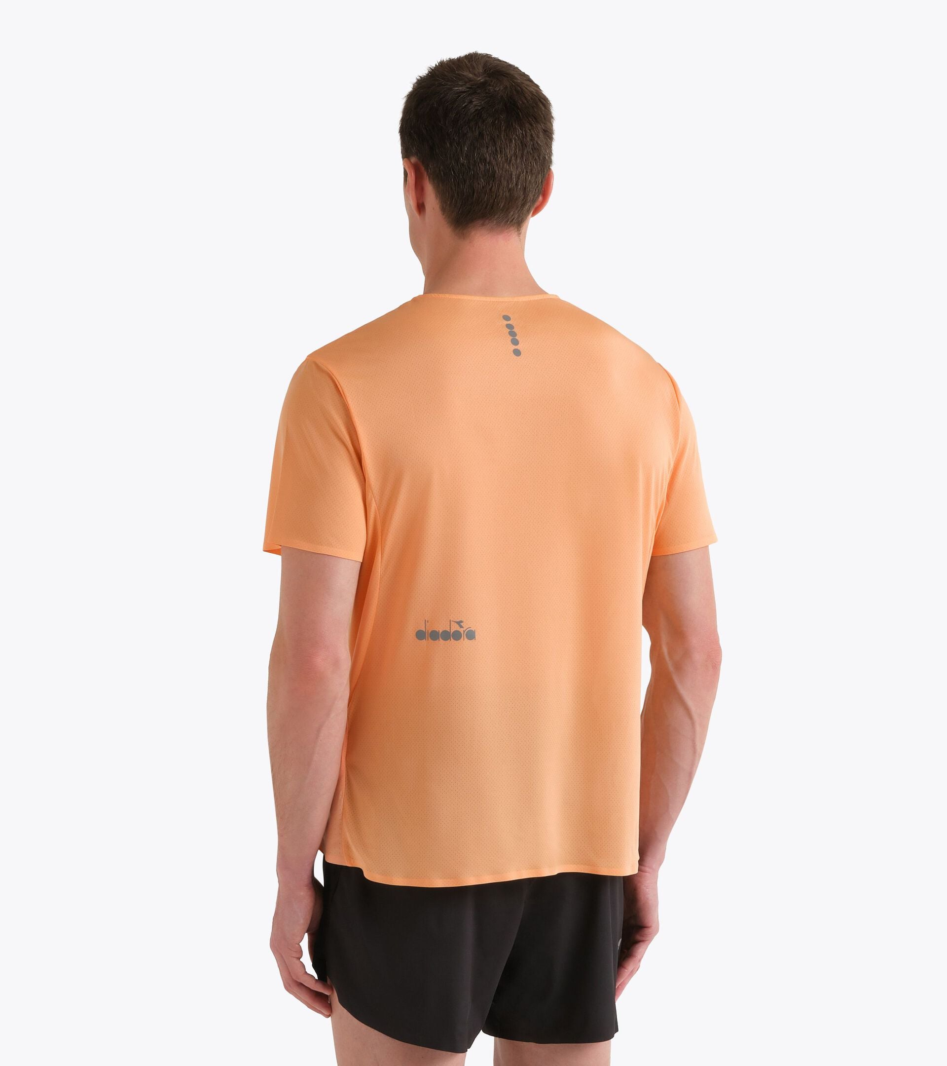 Super Light FIBRAZERO t-shirt  - Running - Men&rsquo;s SS T-SHIRT SUPER LIGHT FIBRAZERO PEACH COBBLER - Diadora