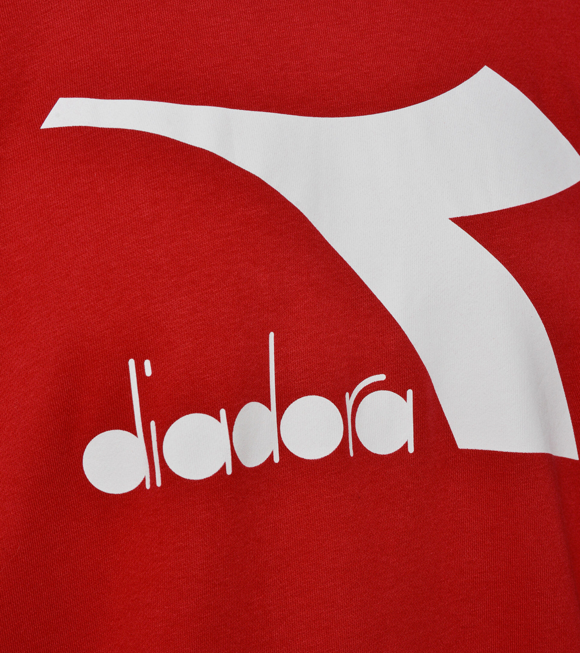 Crew-neck sweatshirt - Men SWEATSHIRT CREW LOGO CHROMIA TANGO RED - Diadora