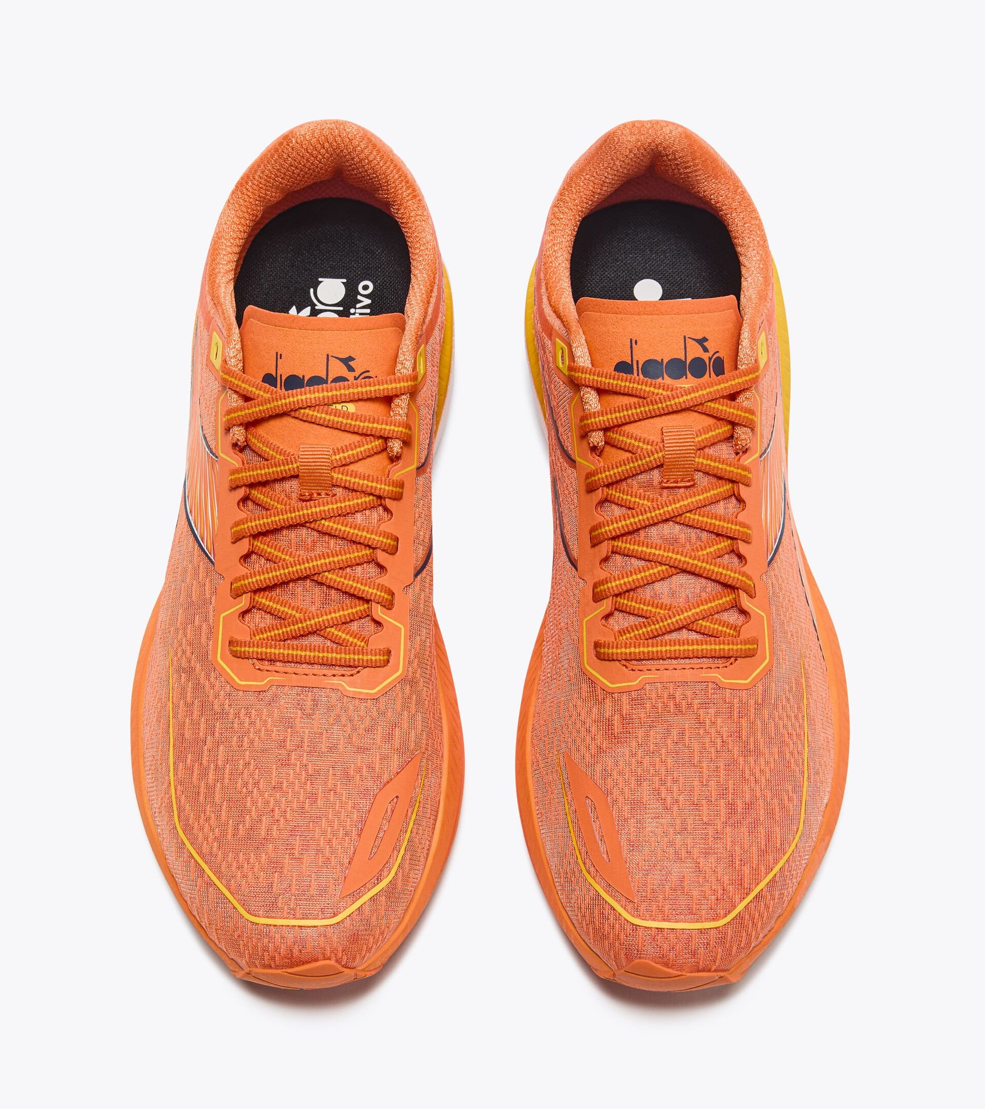 Laufschuh - Stabilität und Leichtigkeit - Herren MYTHOS BLUSHIELD VOLO 5 NECTARINE/LEMON CHROME - Diadora