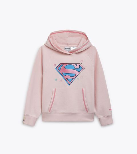 Superhero hoodie - Kids JU.HOODIE SUPERHEROES WILD ROSE (50207) - Diadora