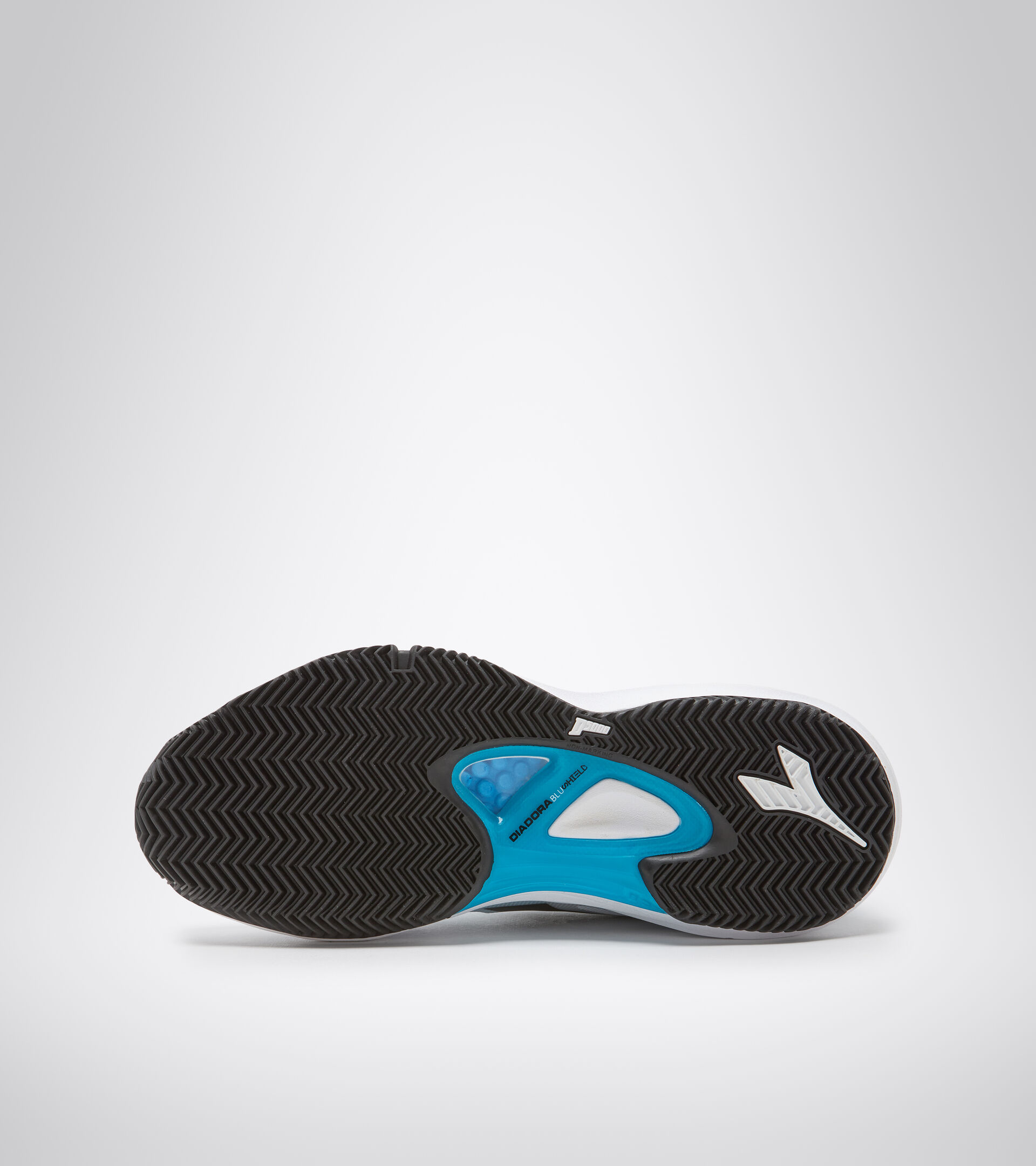 Clay court tennis shoe - Men SPEED BLUSHIELD FLY 3 + CLAY WHITE/BLACK/BLUE JEWEL - Diadora