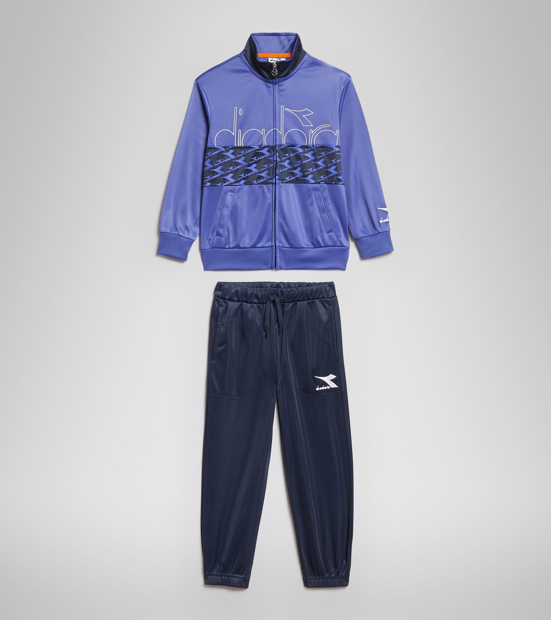 Tracksuit - Kids JB.TRACKSUIT FZ HOOPLA BLUE REGISTA - Diadora