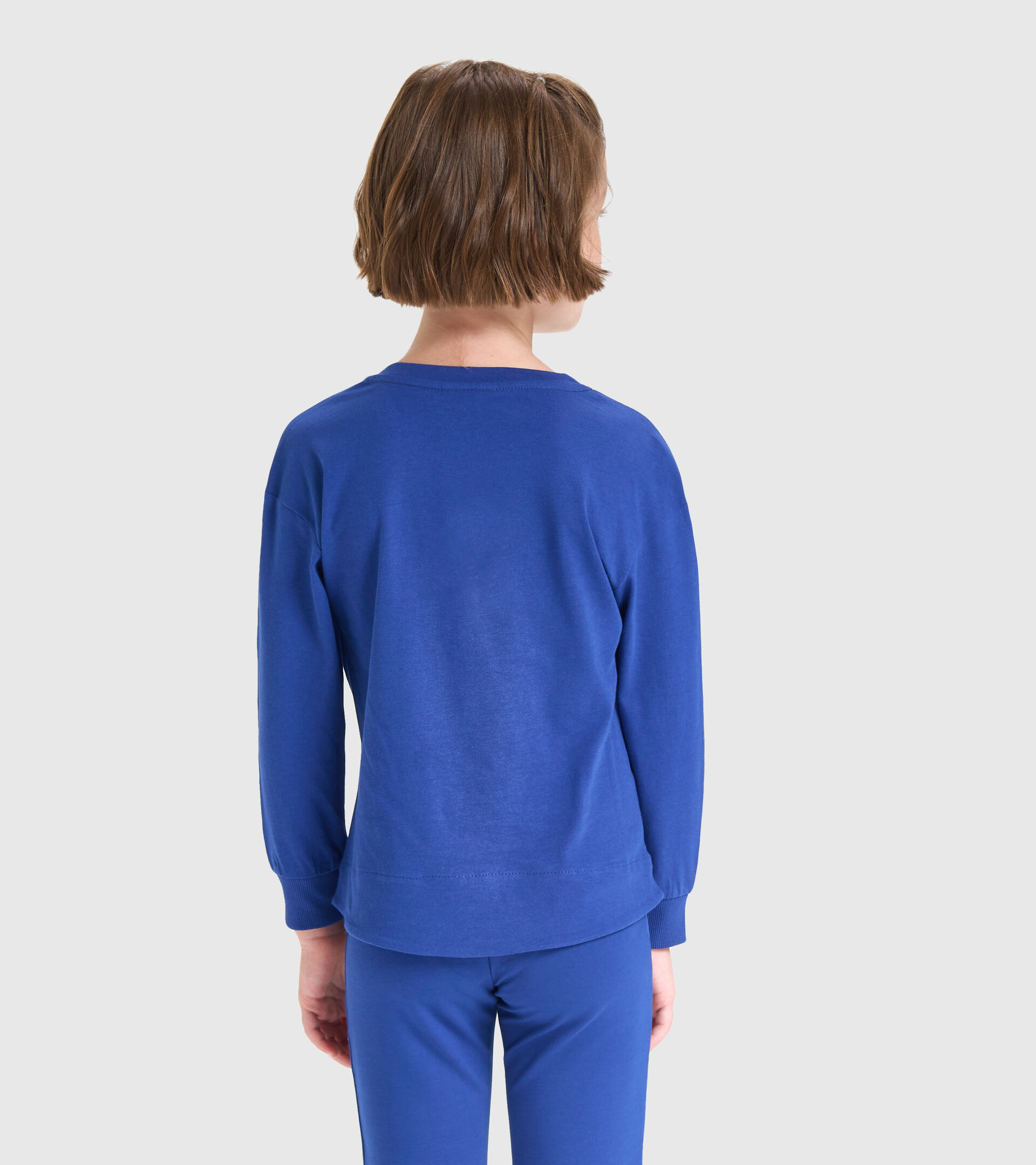Langarm-T-Shirt - Kinder JG.T-SHIRT LS TWINKLE DAEMMERUNG BLAU - Diadora