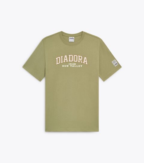 T-shirt en coton &eacute;pais - Run Valley - Pour tous les genres
 T-SHIRT SS RUN VALLEY SAUGE - Diadora