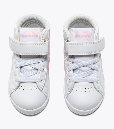GAME P HIGH BALLET TD, WHITE/PINK LADY Sports shoes - Toddlers 1-4 years GAME P HIGH BALLET TD WHITE/PINK LADY - Diadora