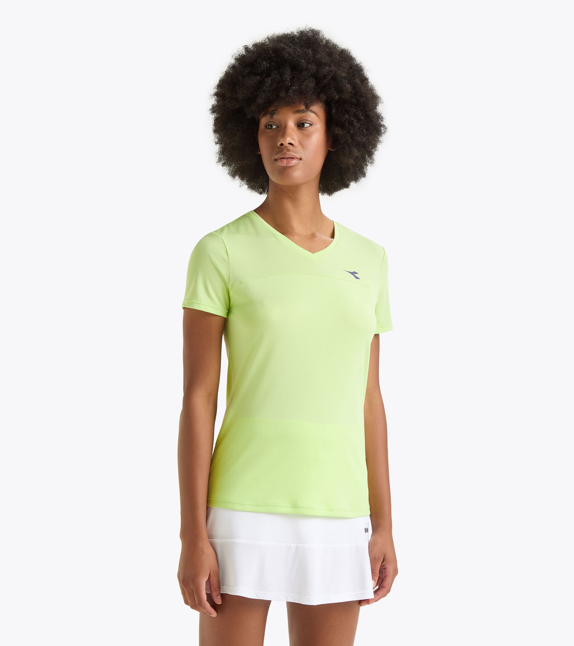Tennis t-shirt - Women’s
 L. SS T-SHIRT TENNIS SHADOW LIME - Diadora