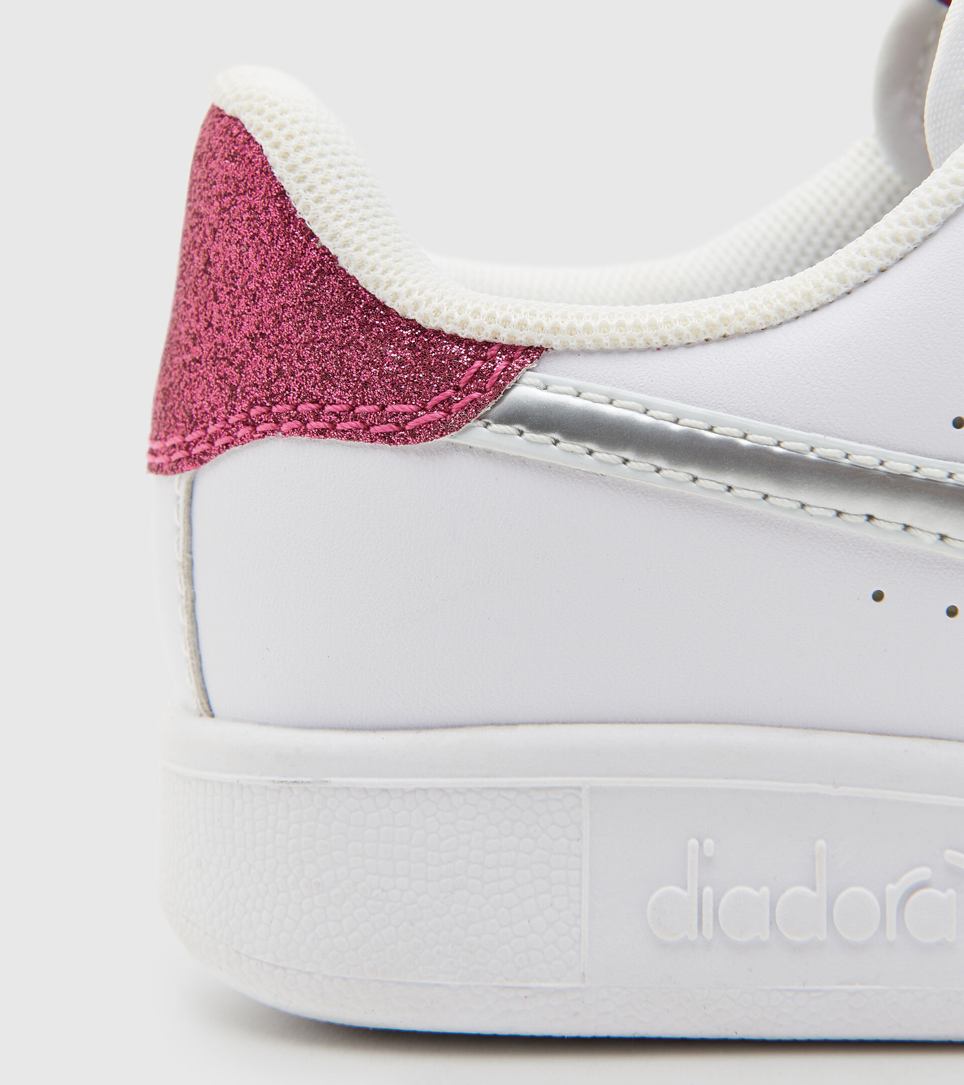 Sports shoes - Kids 4-8 years GAME P PS GIRL WHITE/AZALEA - Diadora
