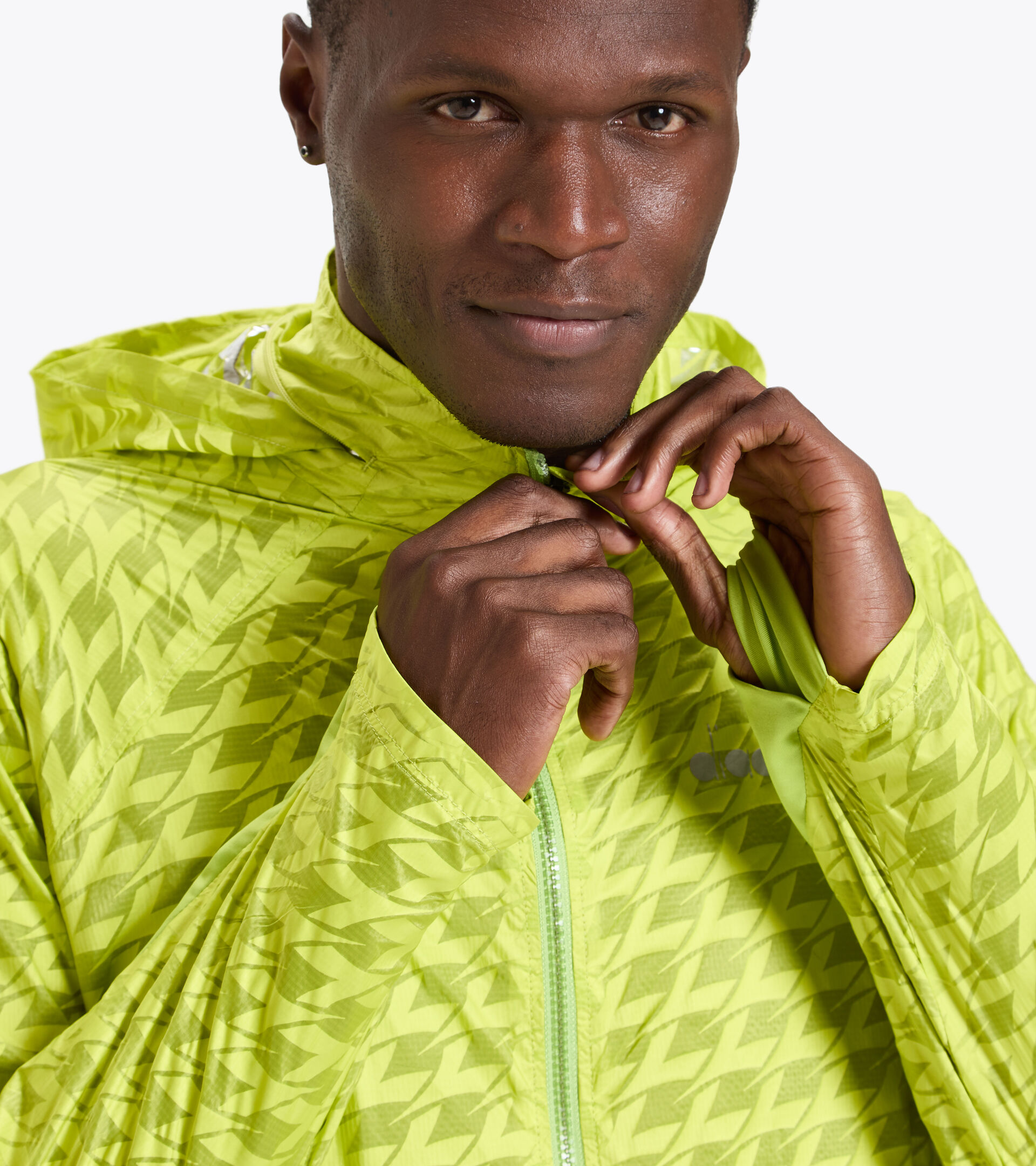 Isothermal running jacket - Men ISOTHERMAL JACKET BE ONE GREEN SPRING - Diadora